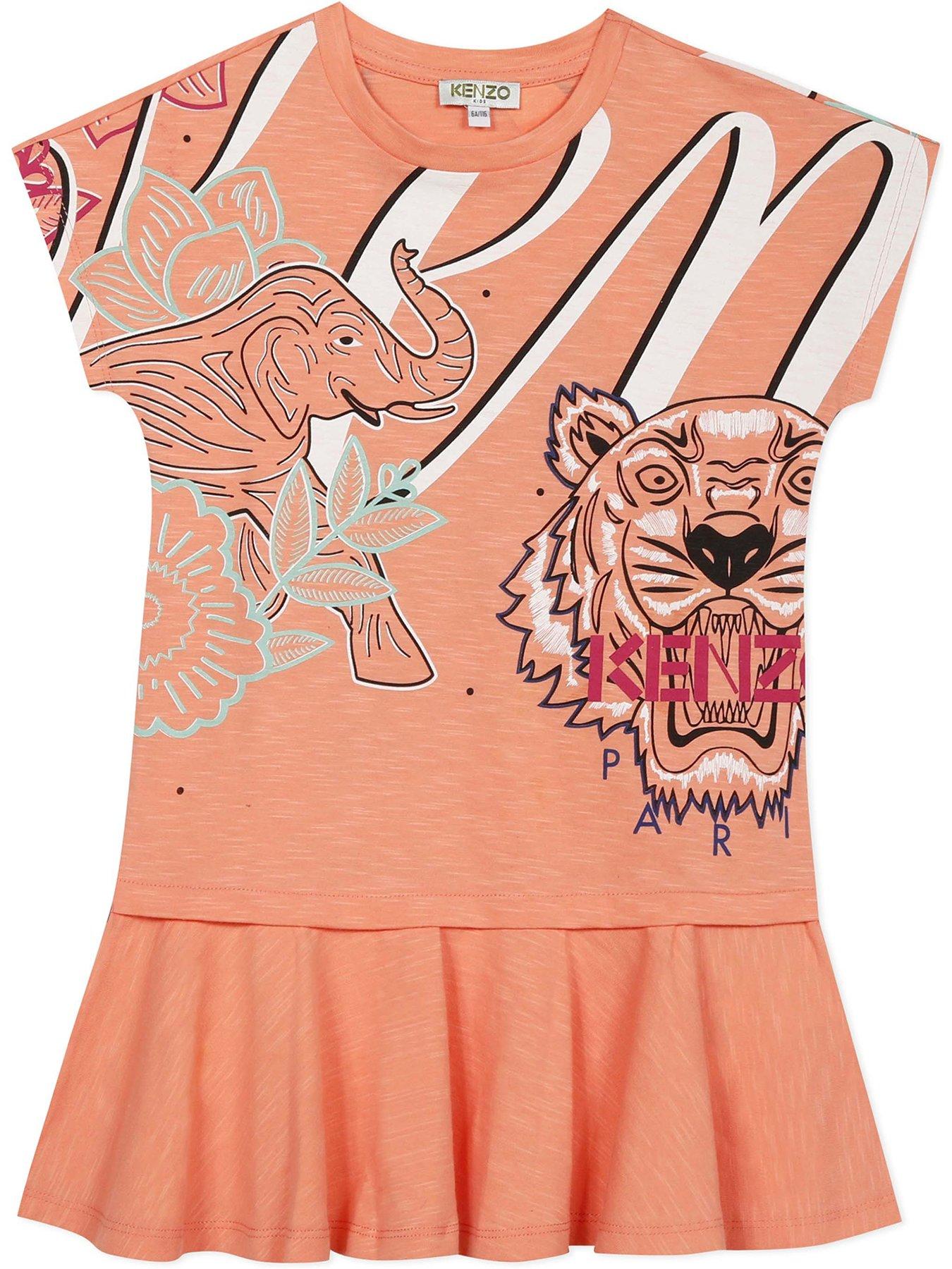 Kenzo Girls Elephant Drop Frill Dress review