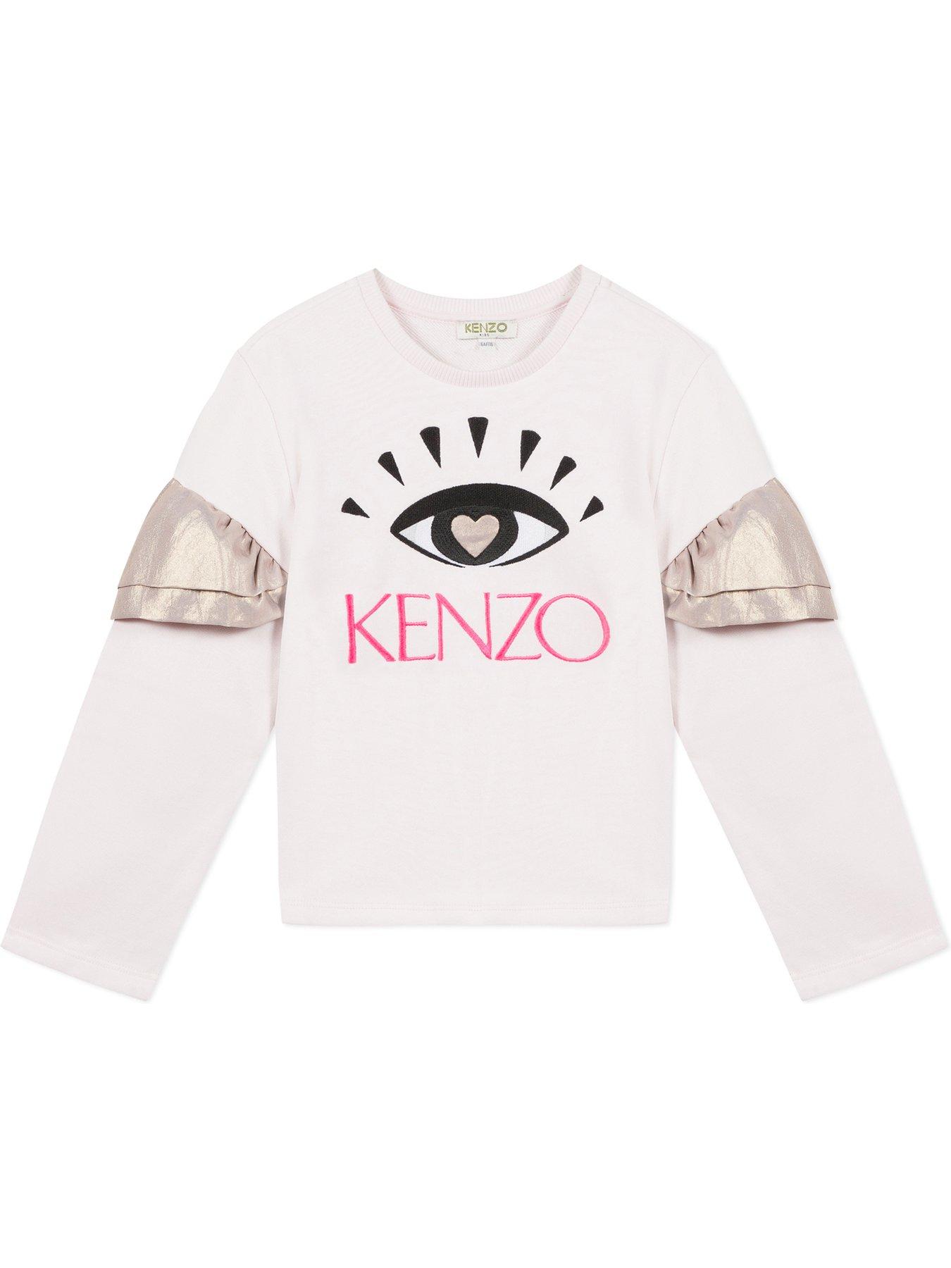 Kenzo Girls Foil Frill Crew Neck Sweatshirt review