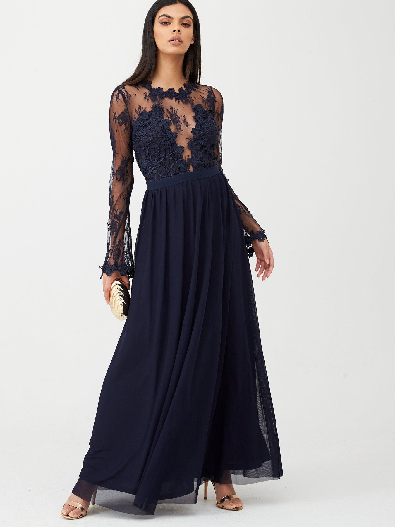 forever u lace maxi dress