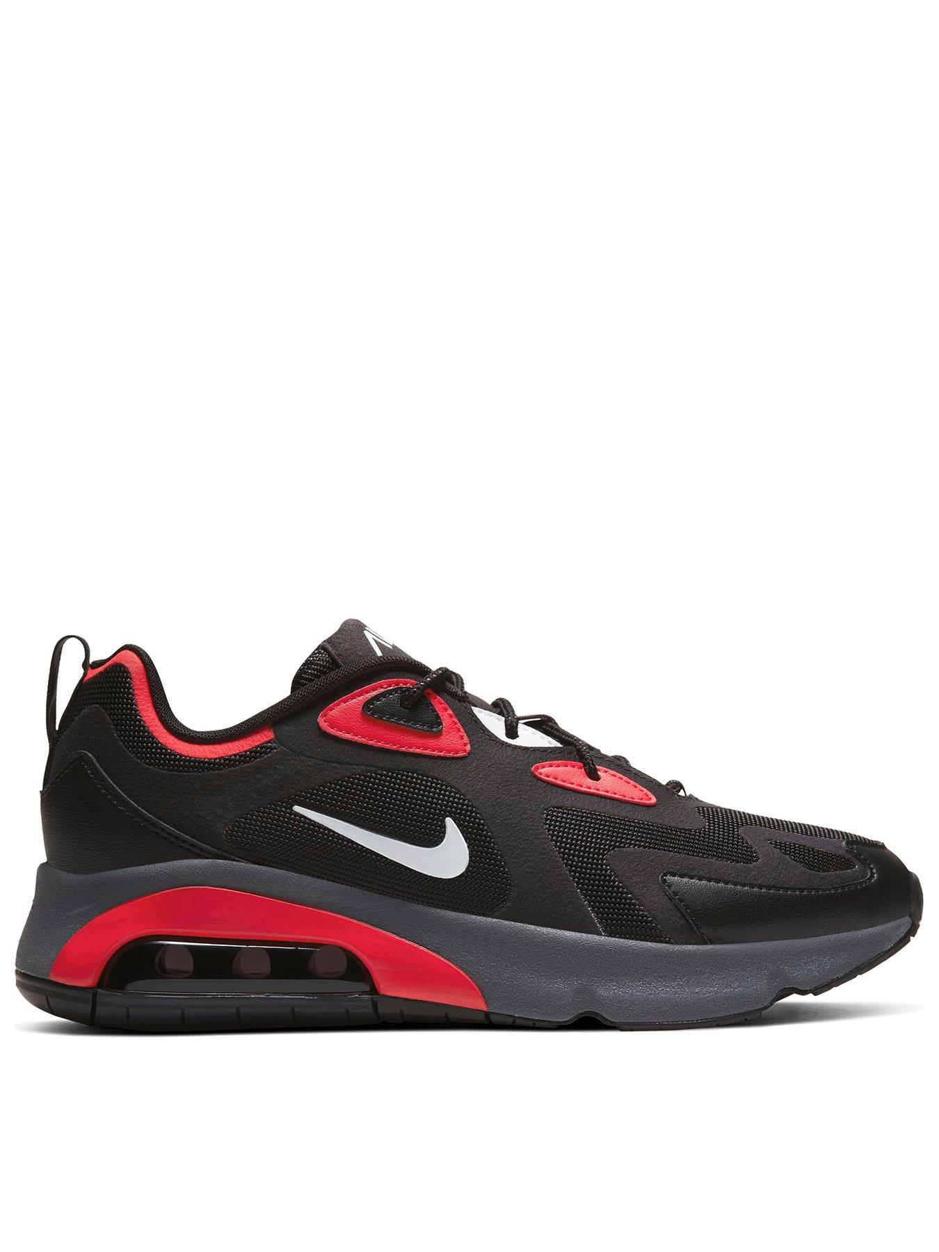 nike 200 black red