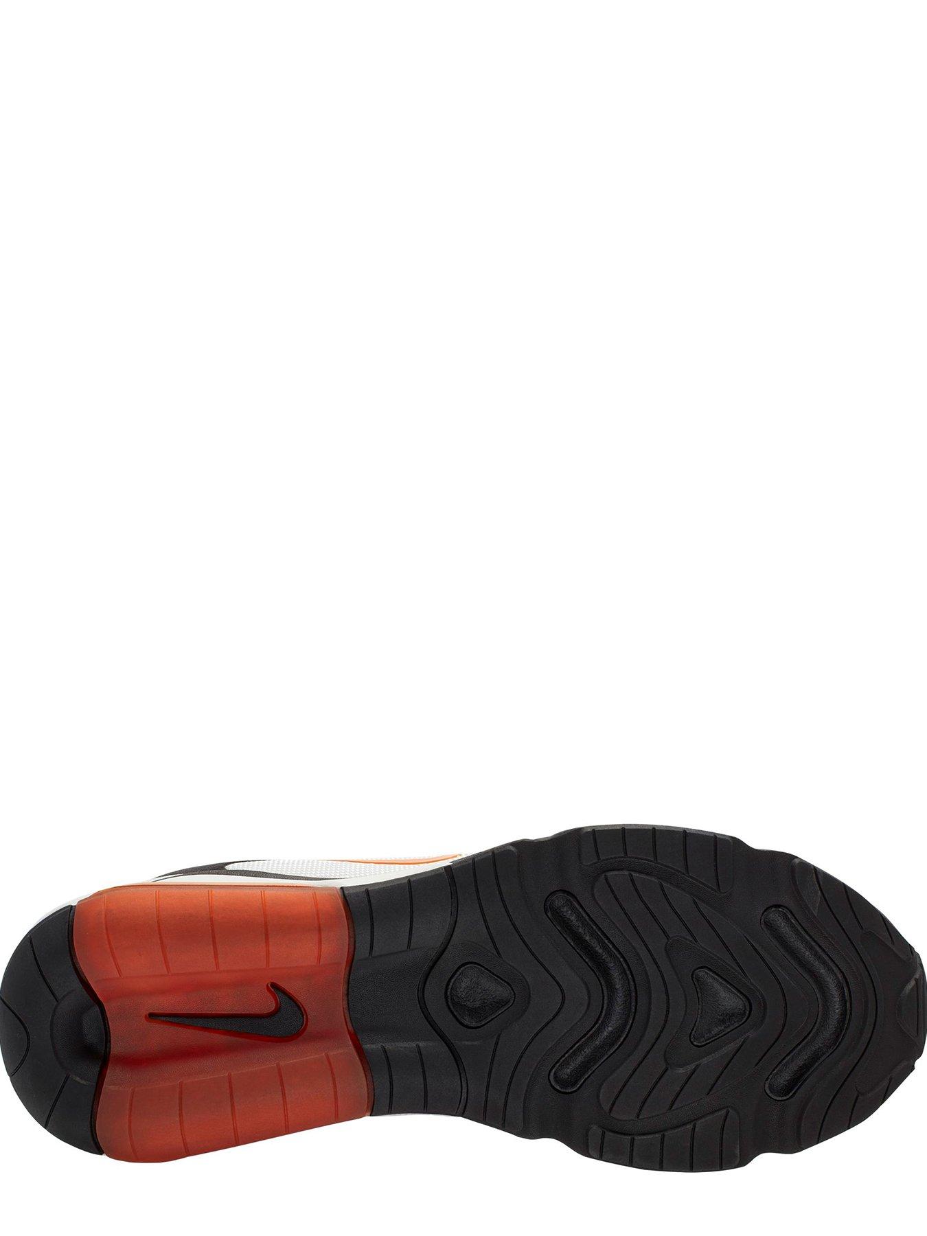 air max 200 white black total orange