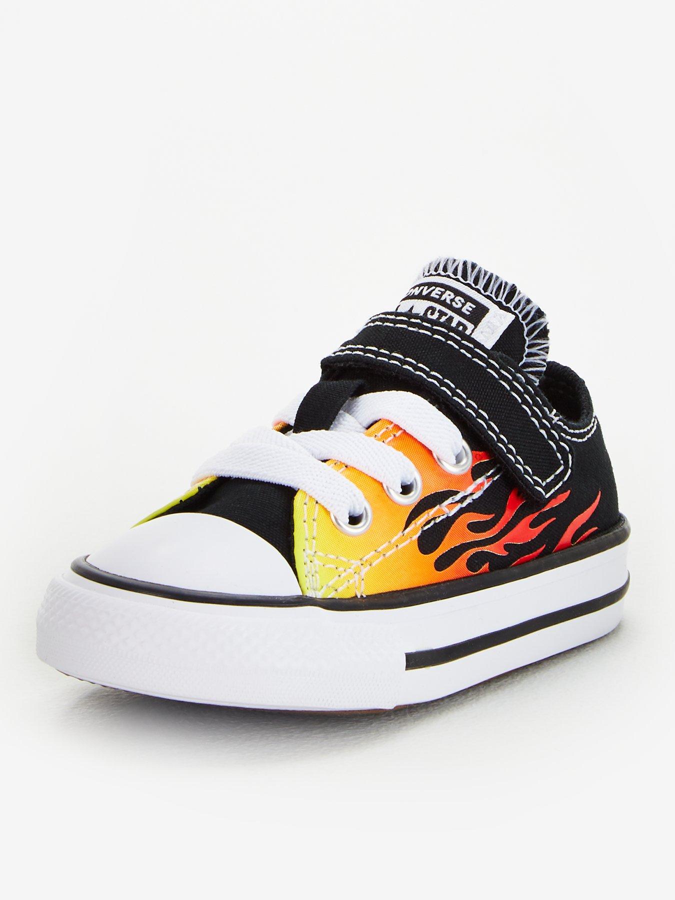 infant black converse