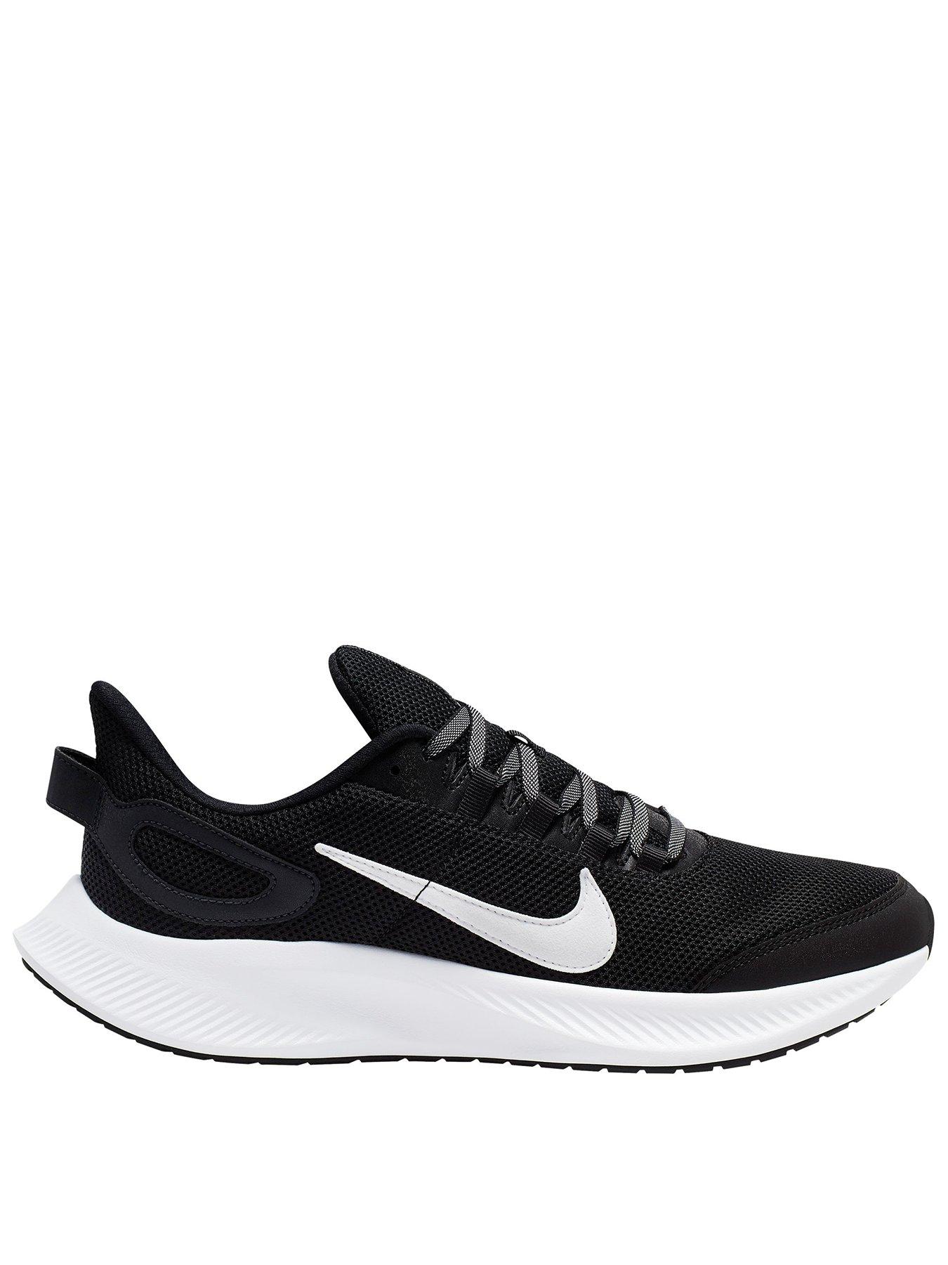 nike men's runallday black running shoes