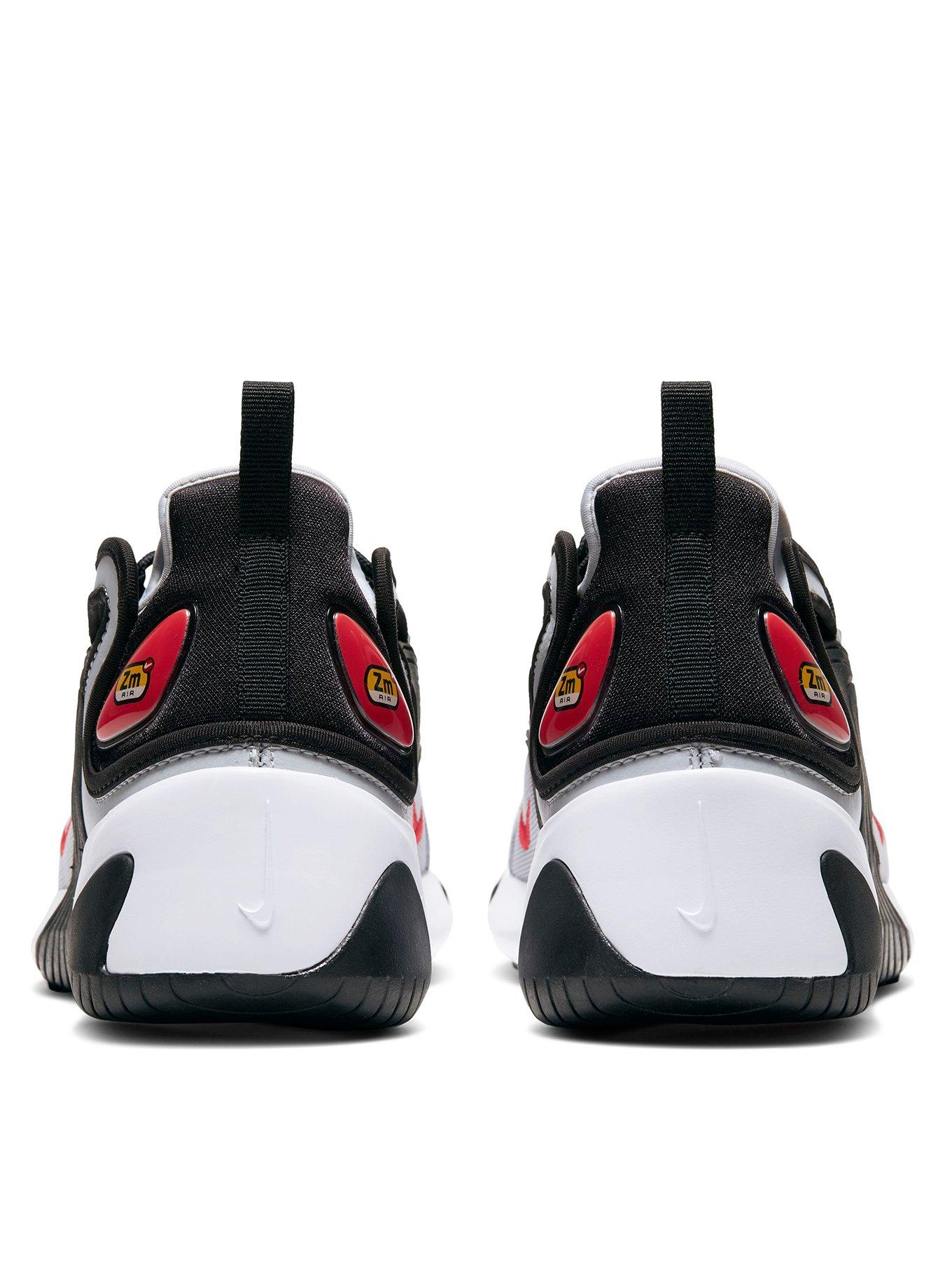 nike zoom 2k black and red