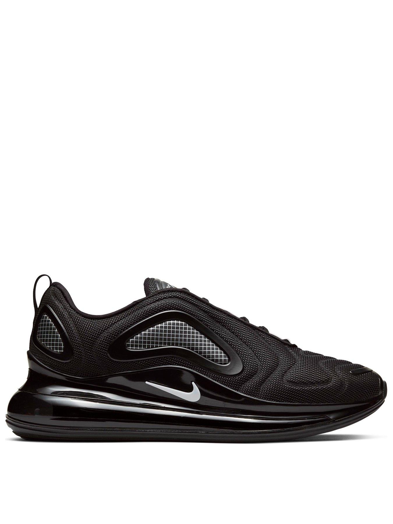 nike air max 720 mens black and white