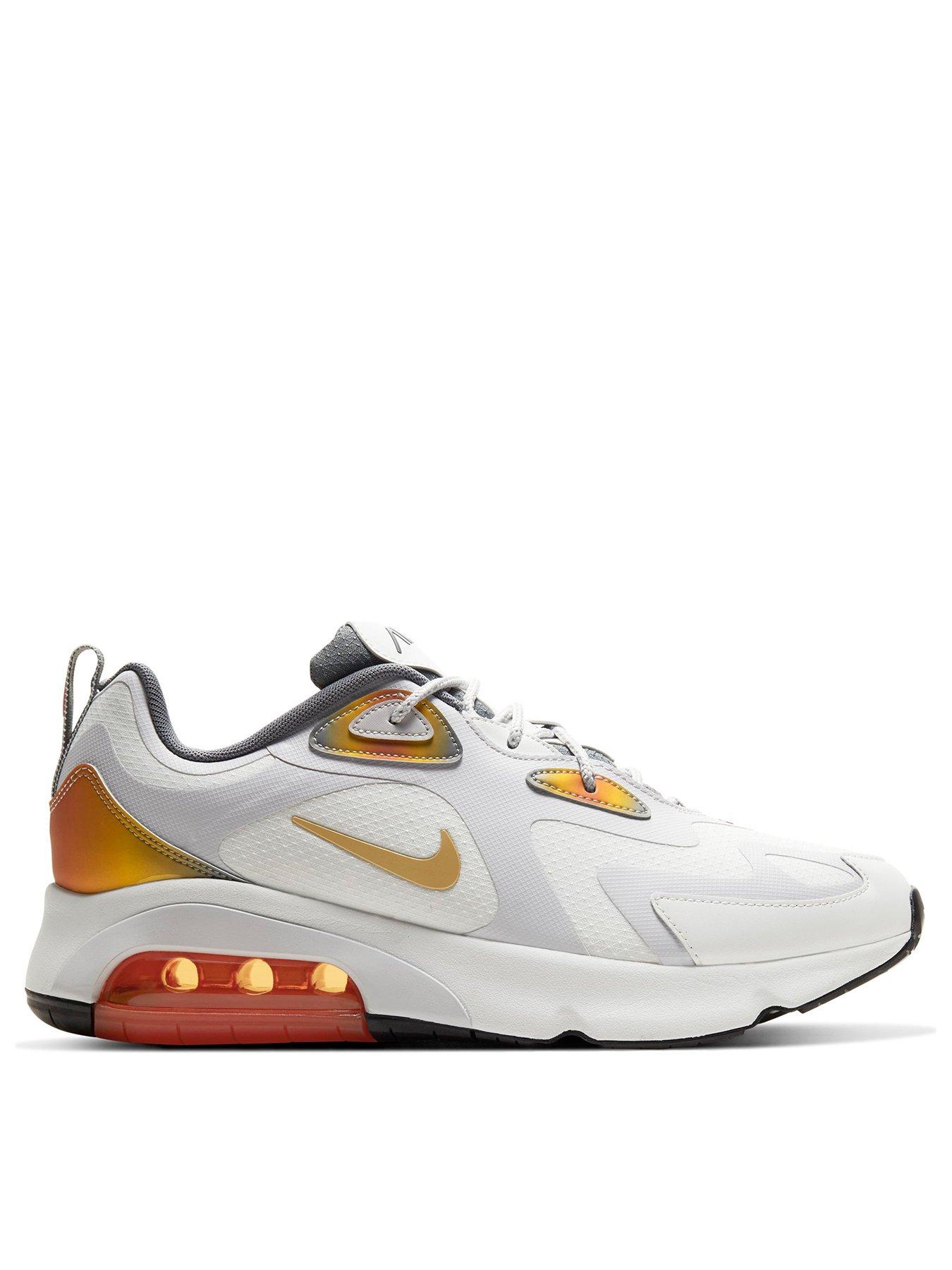 nike air 200 white and orange