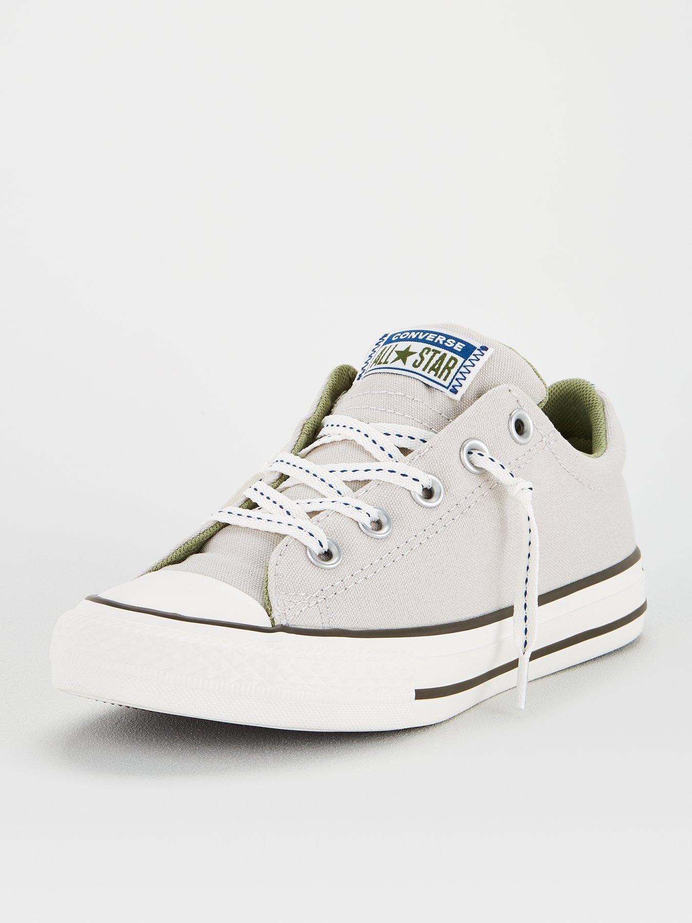 Converse Chuck Taylor All Star Street Slip Childrens Trainers - Grey |  very.co.uk