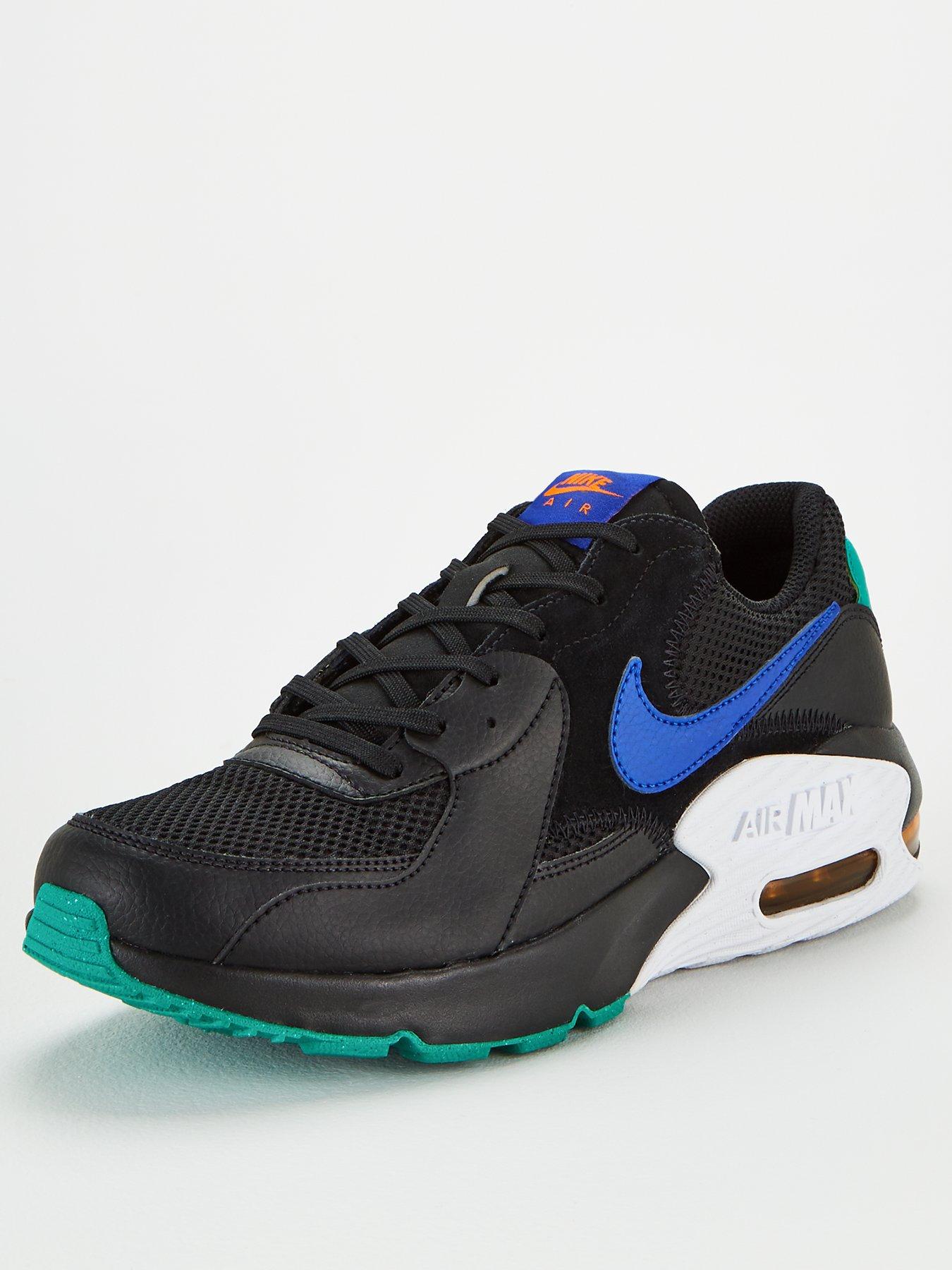 nike zoom black and blue