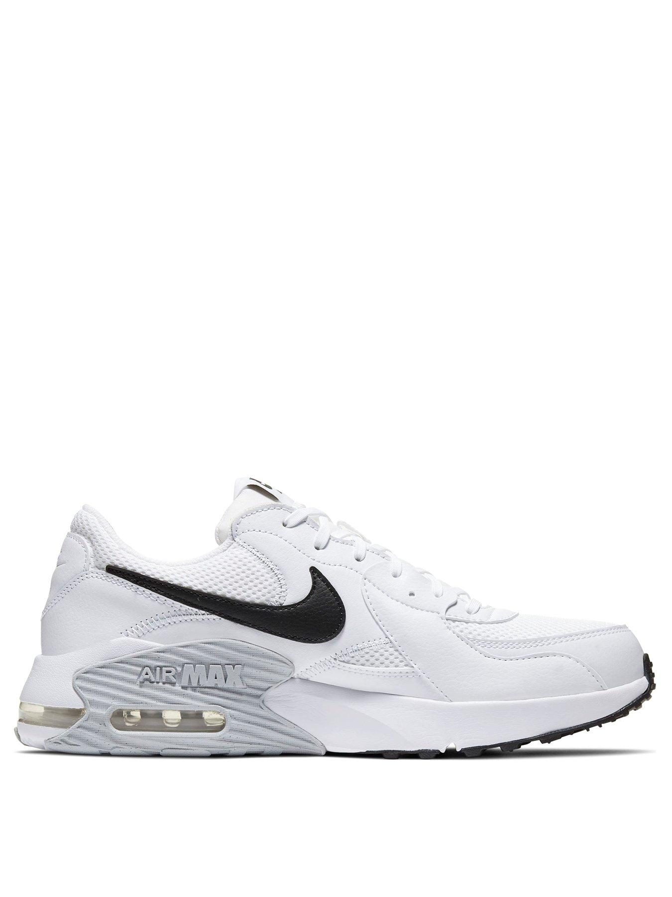 nike air max excee mens black and white