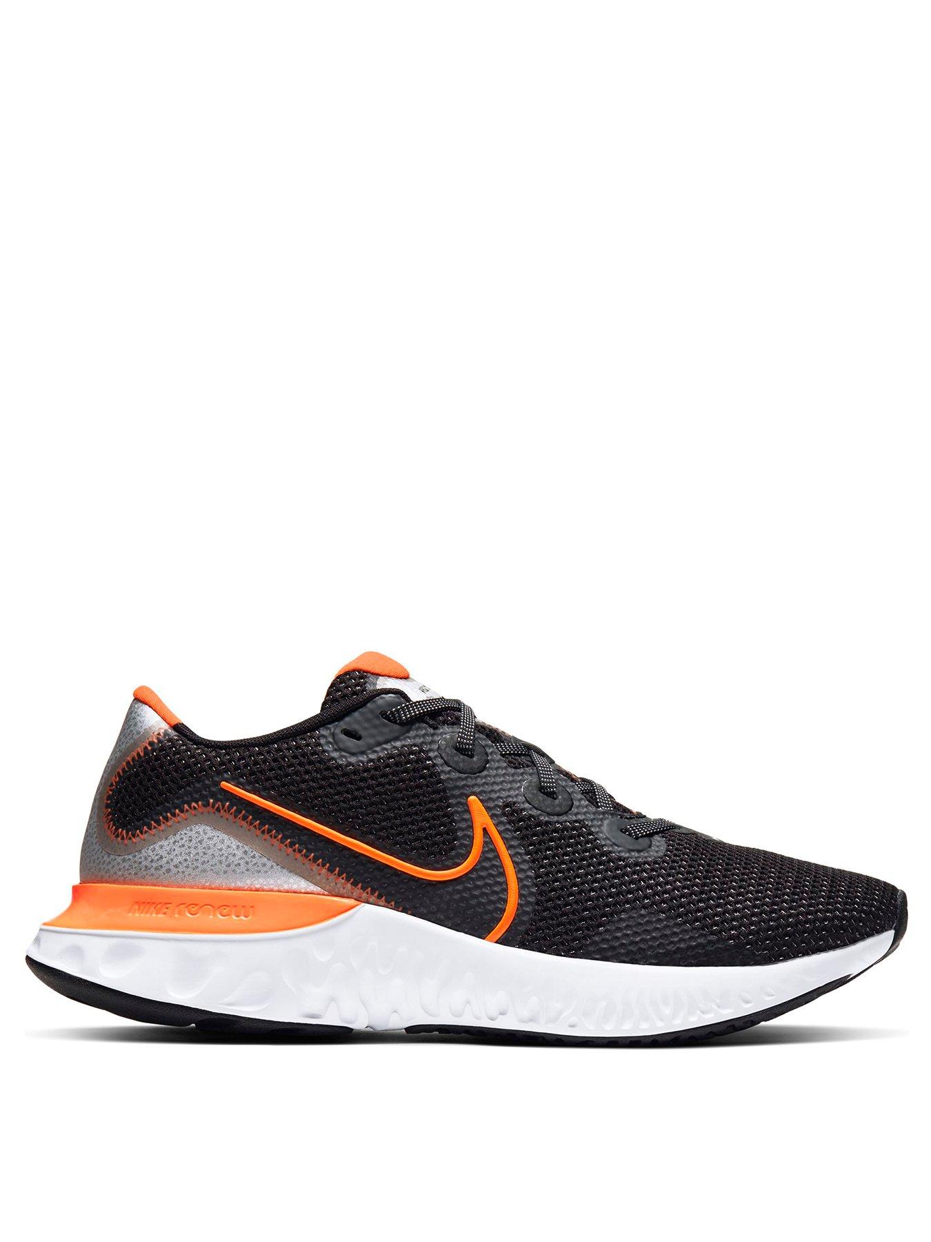 nike trainers orange and black