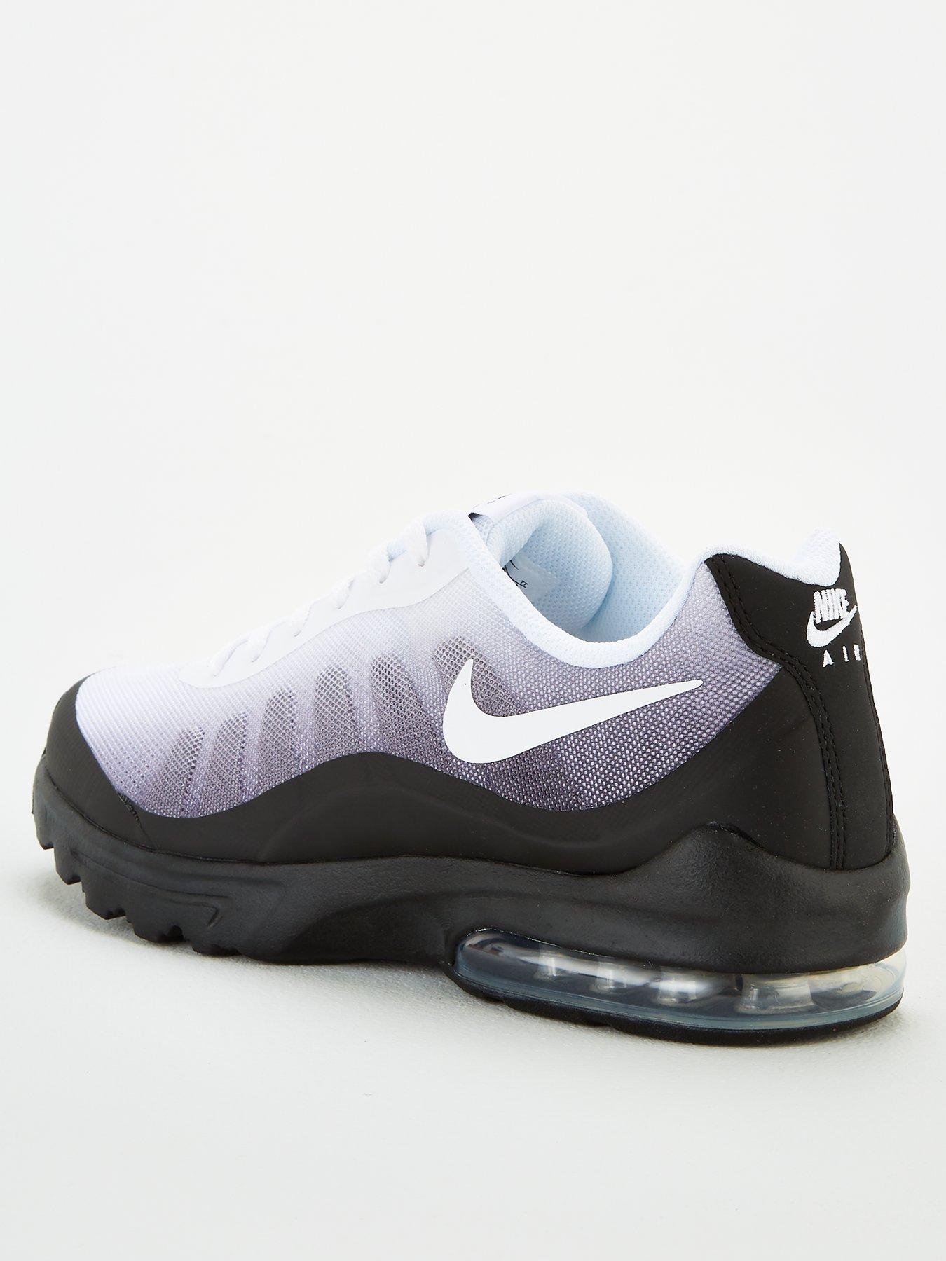 nike air max invigor black white grey