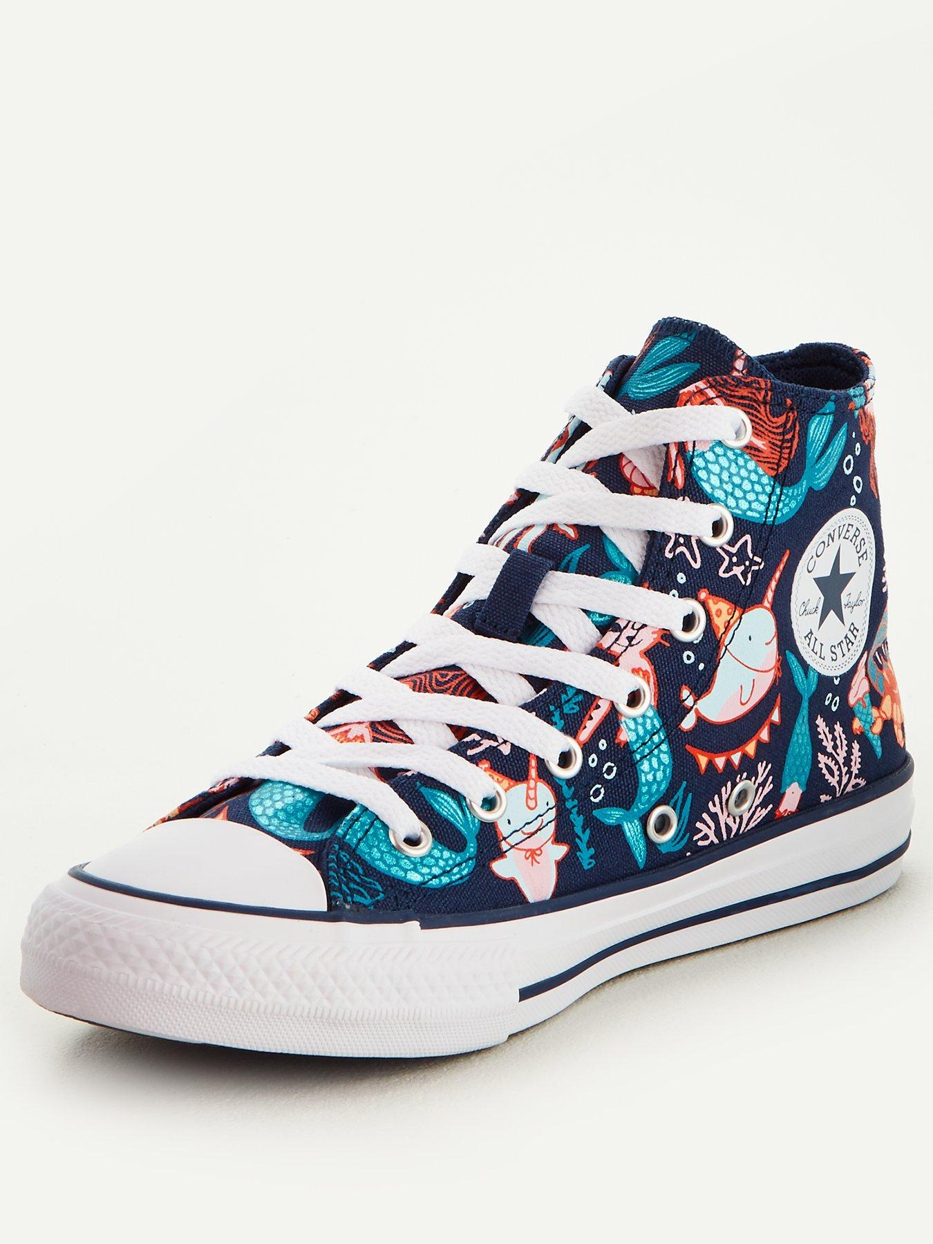 converse chuck taylor all star hi mermaid sneaker