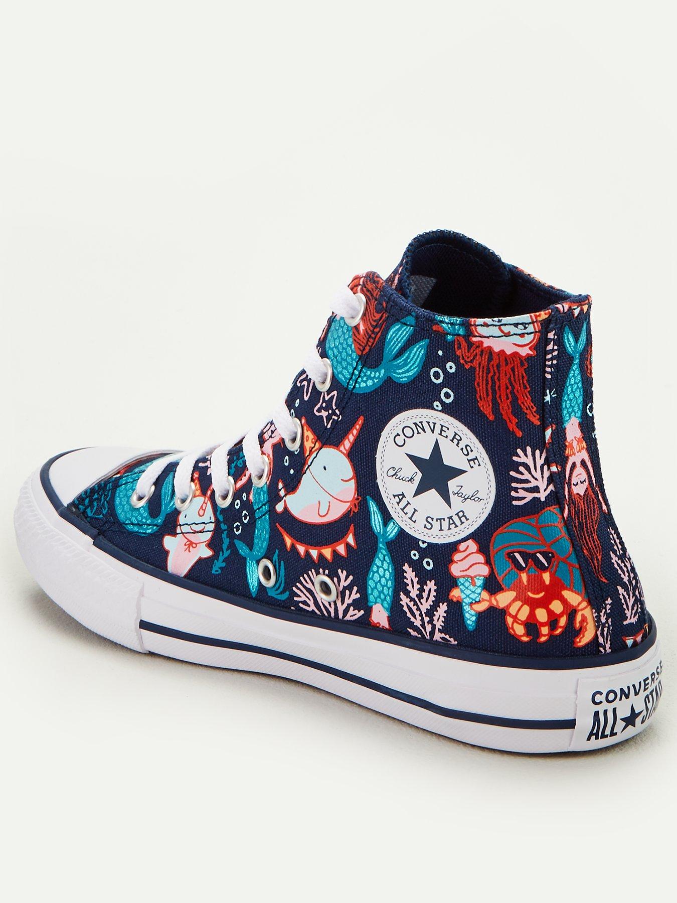 converse chuck taylor all star hi mermaid sneaker
