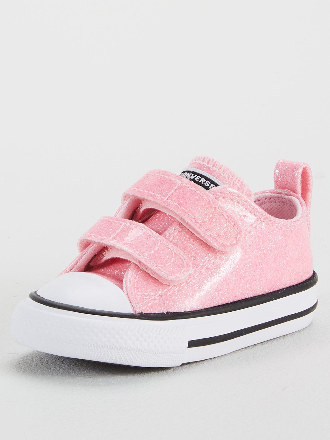 black glitter converse infant