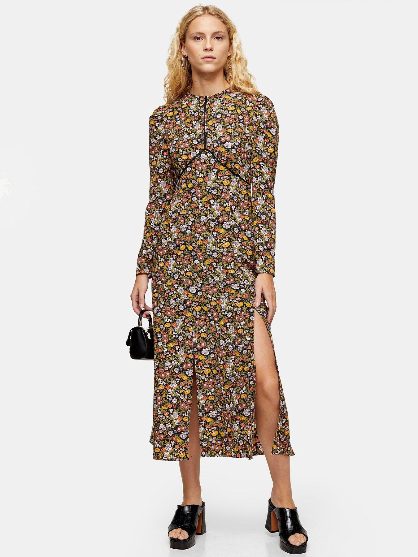 topshop split dress