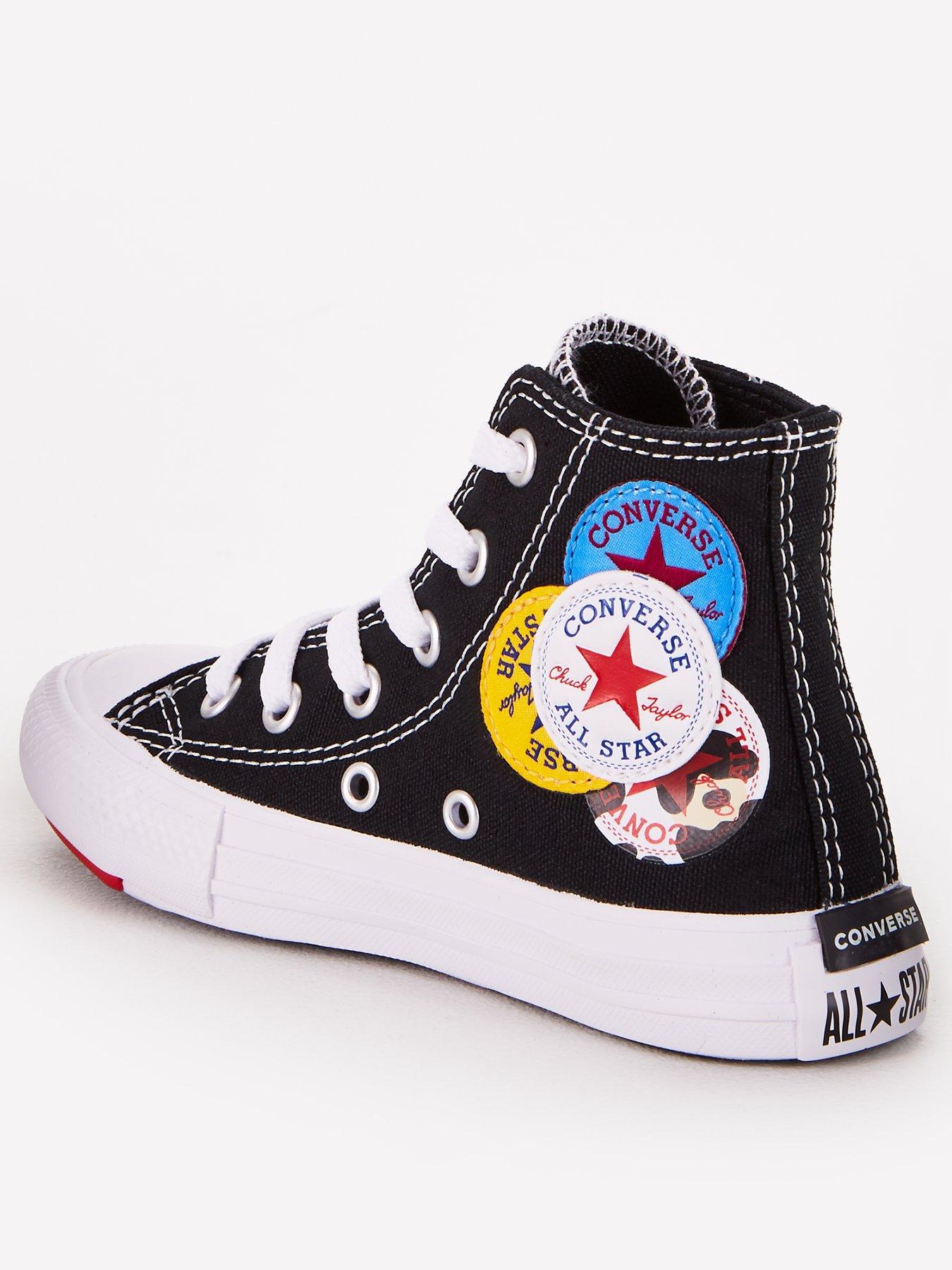 converse logo high tops