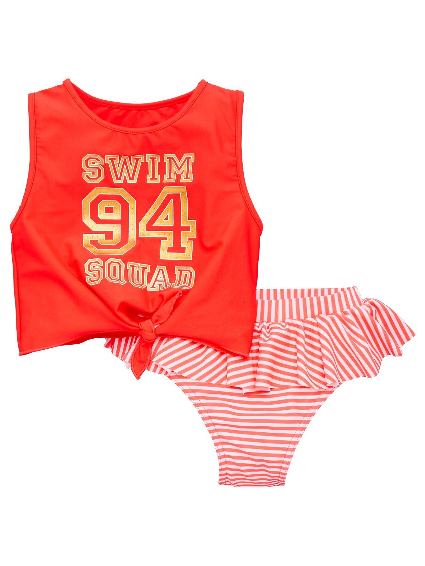 V By Very Girls 2 Piece 94 Print Tankini Swim Set review