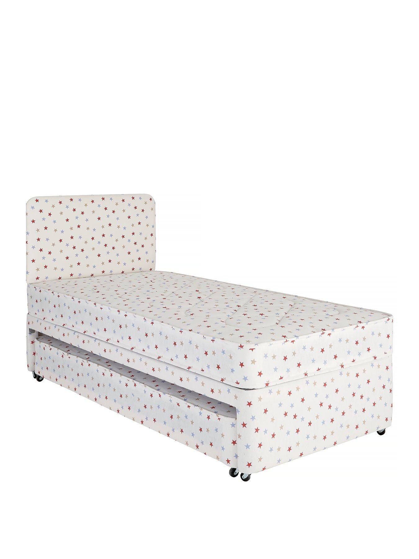 Product photograph of Airsprung Kids Divan Guest Bed And Headboard Set from very.co.uk