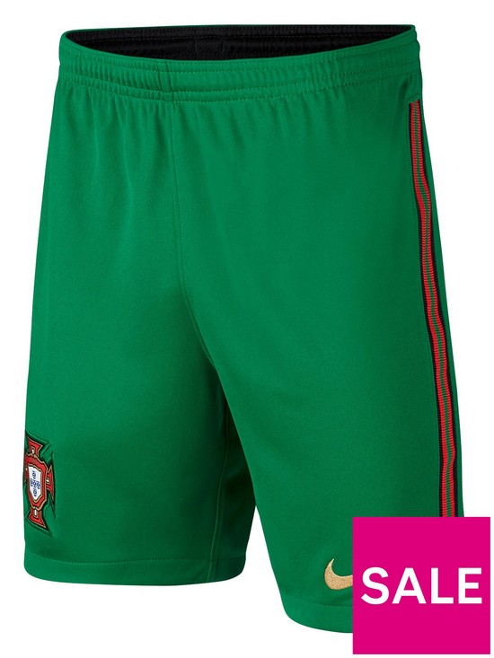 front image of nike-youth-portugal-home-2020-short