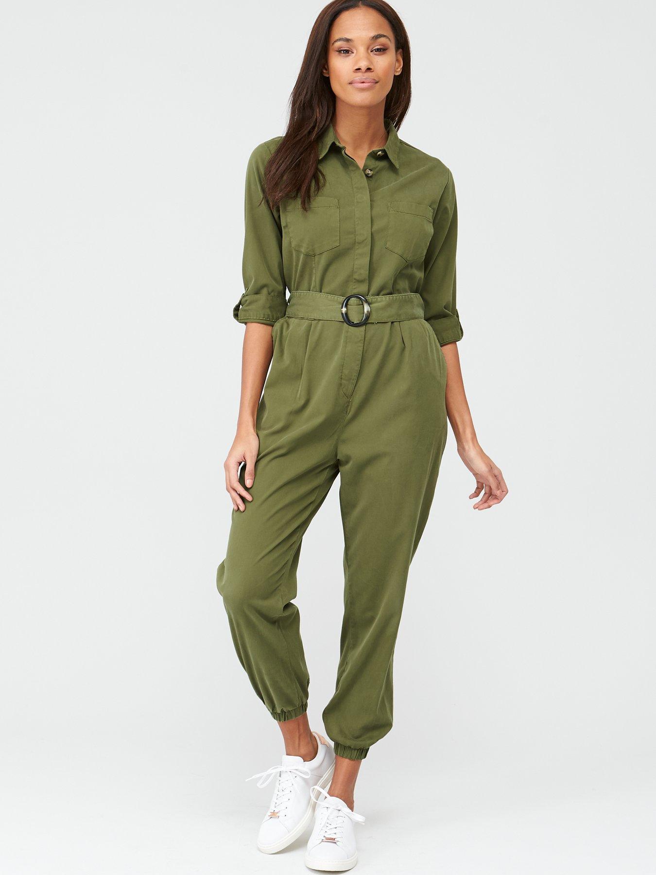 khaki jumpsuits uk