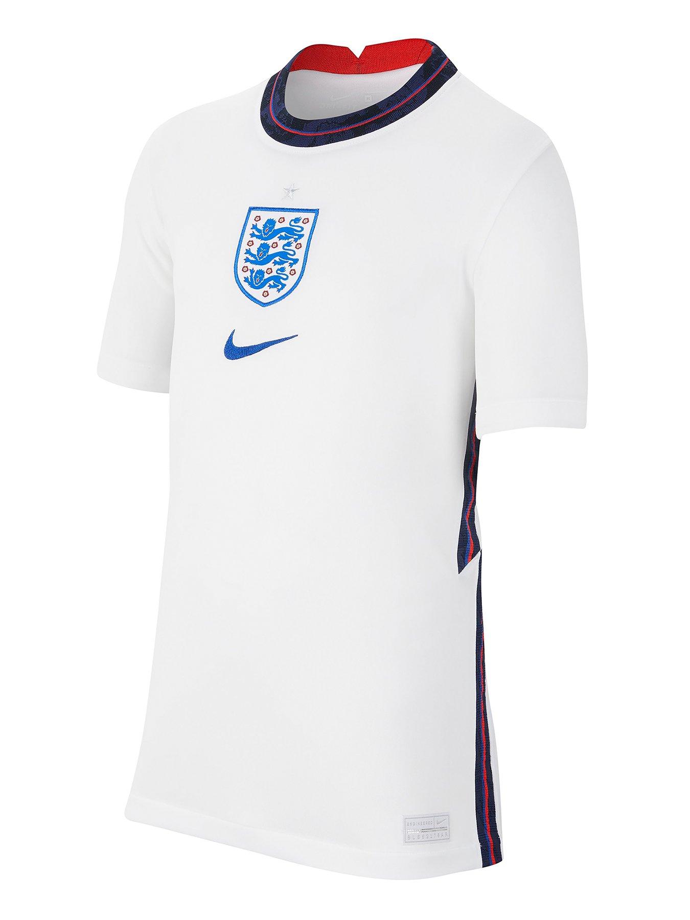 Nike Junior England 2020 Home Short Sleeve Stadium Shirt - White | very ...