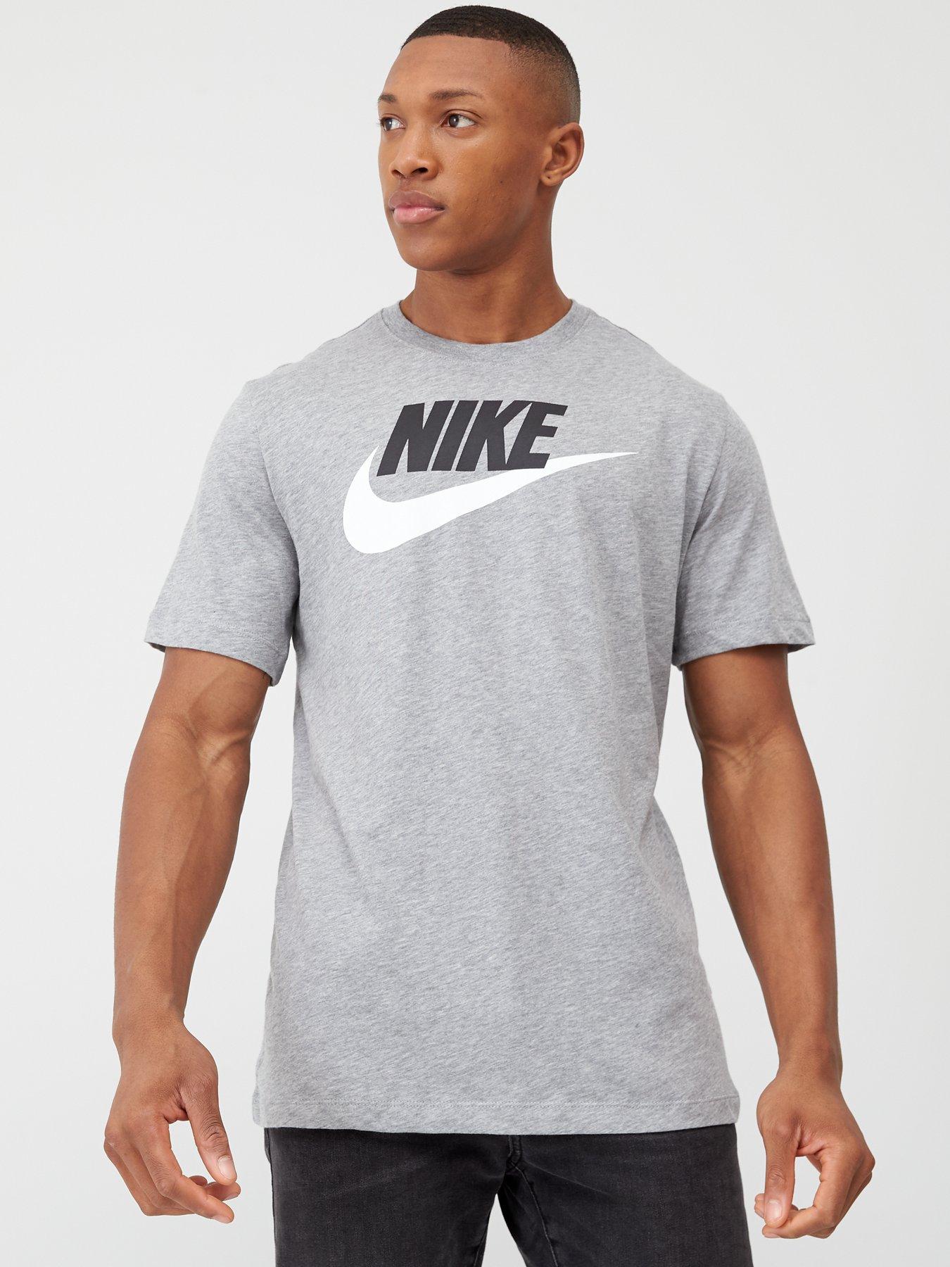Nike Futura T-Shirt - Grey/Black/White | very.co.uk