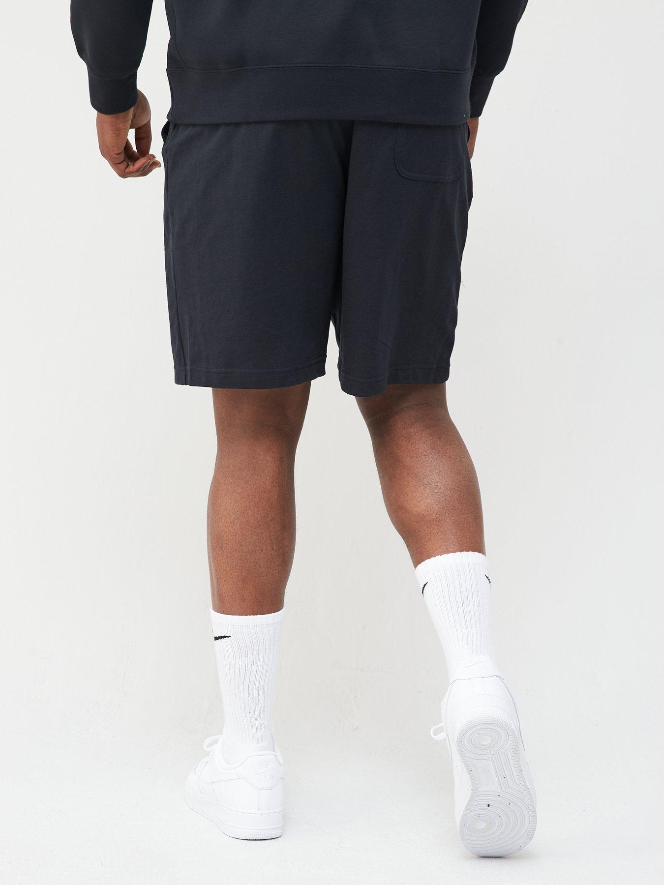 Nike Club Jersey Shorts - Black/White | very.co.uk