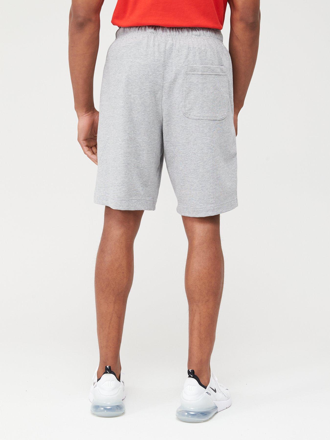 Grey shorts hot sale mens nike