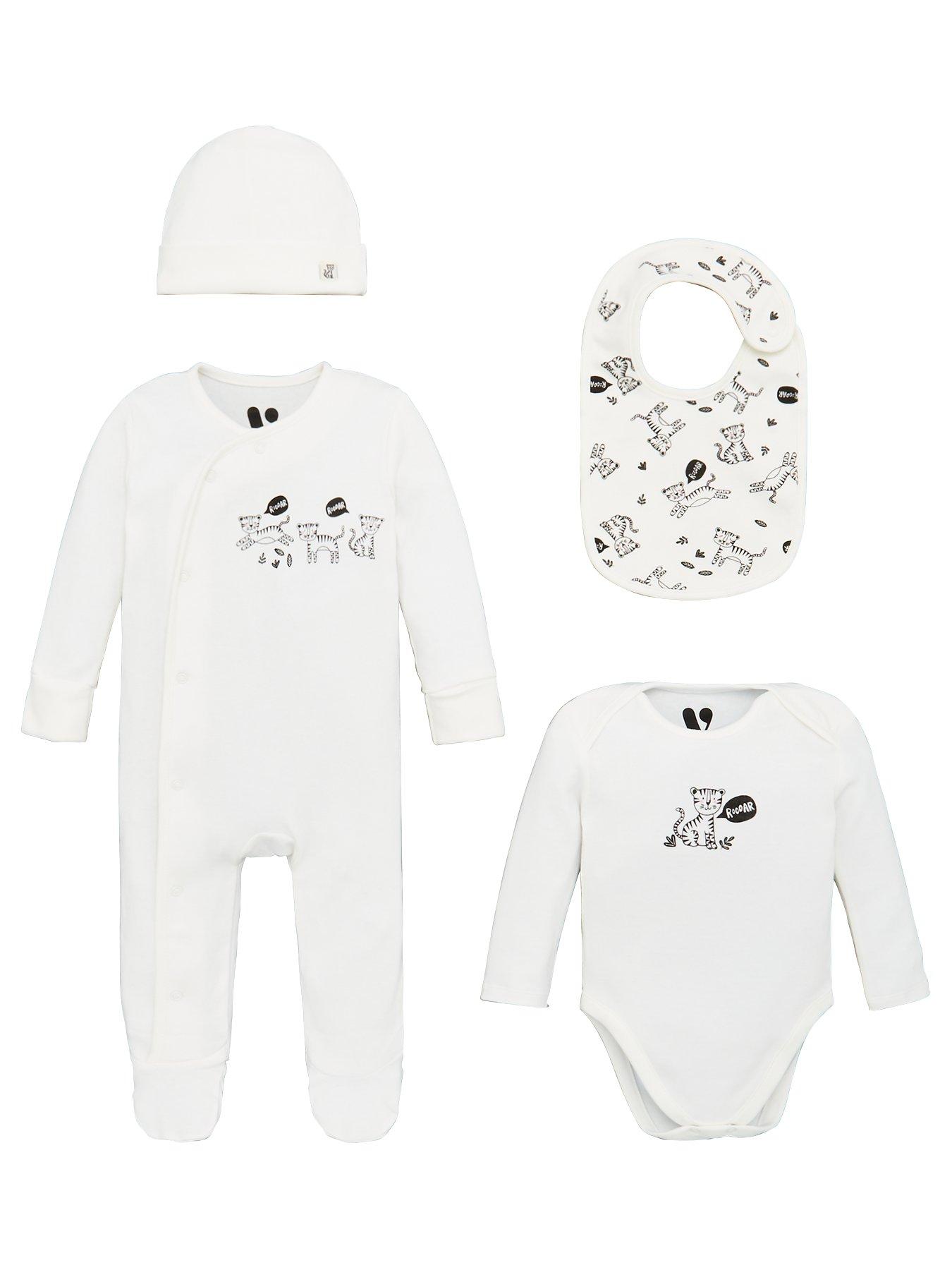 V By Very Baby Unisex 4 Piece Tiger Sleepsuit review