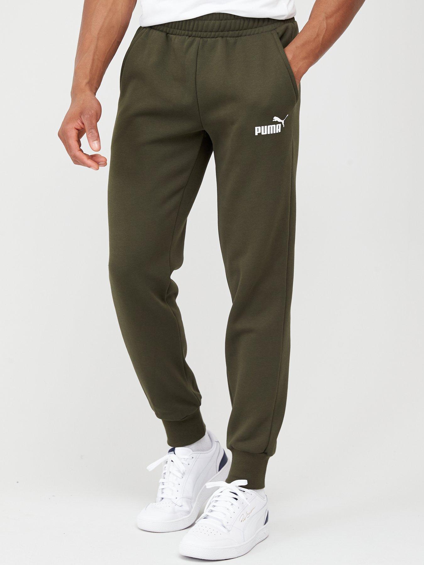 khaki puma joggers