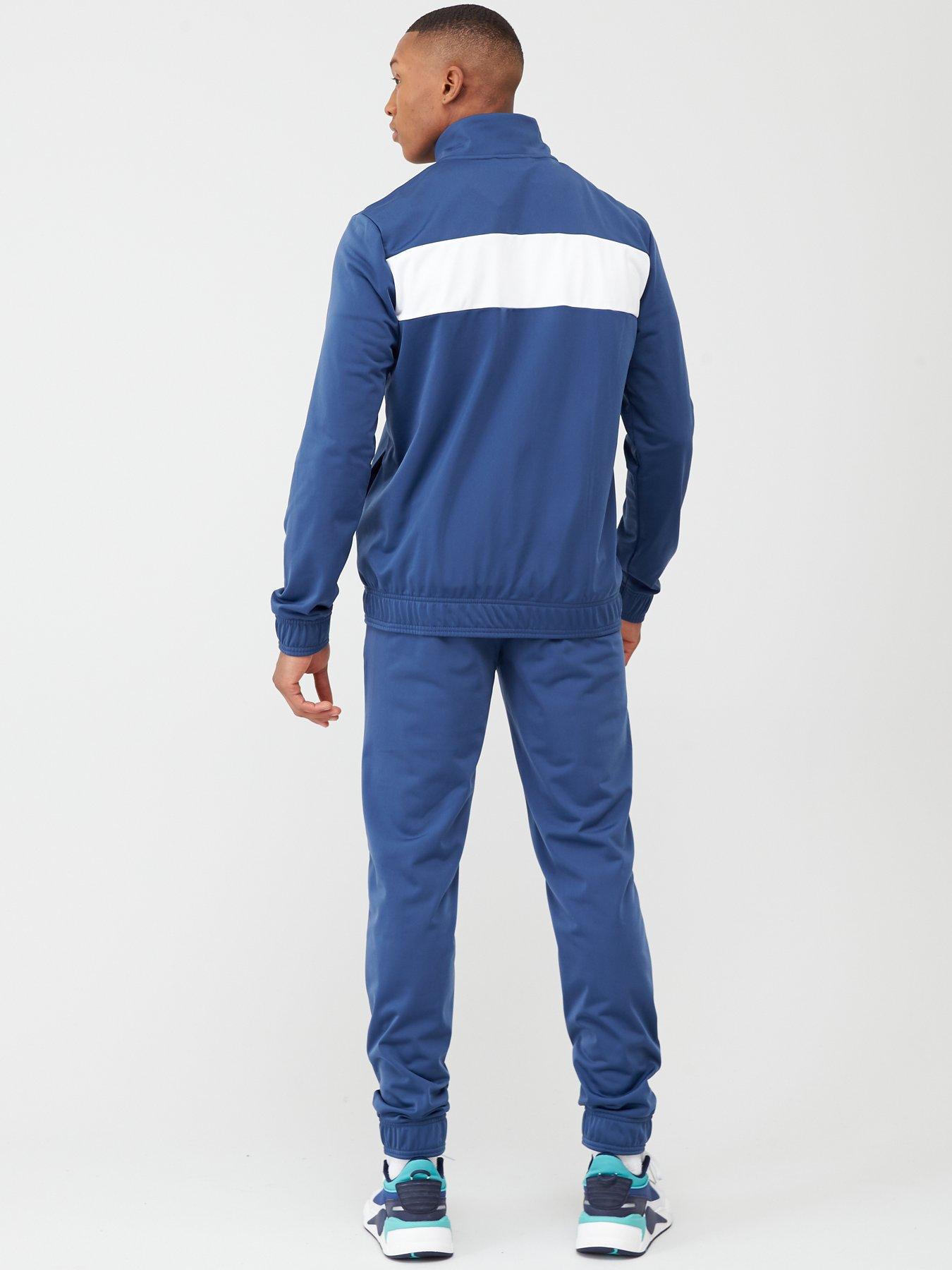 dark blue puma tracksuit