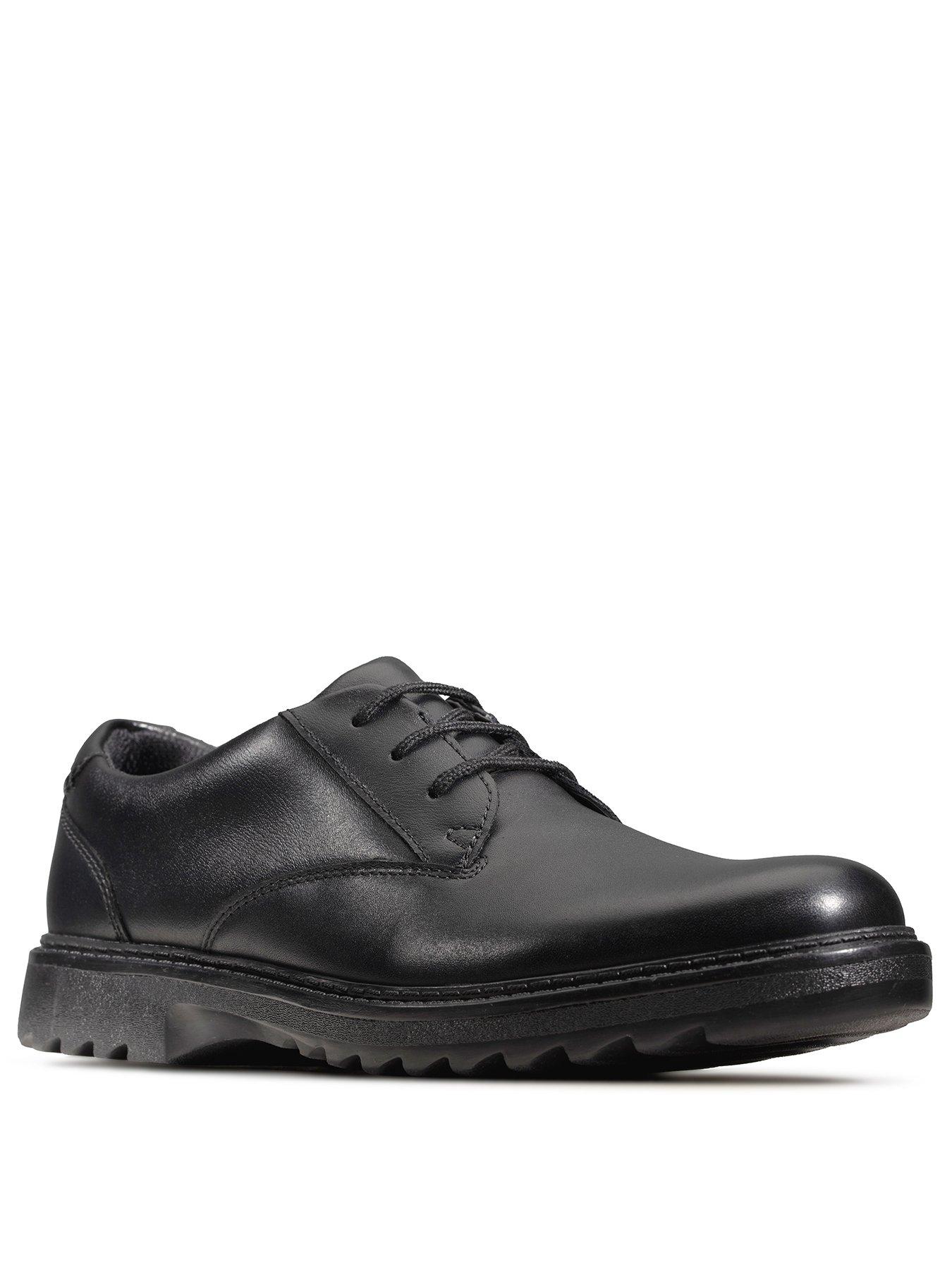 clarks older boys school shoes