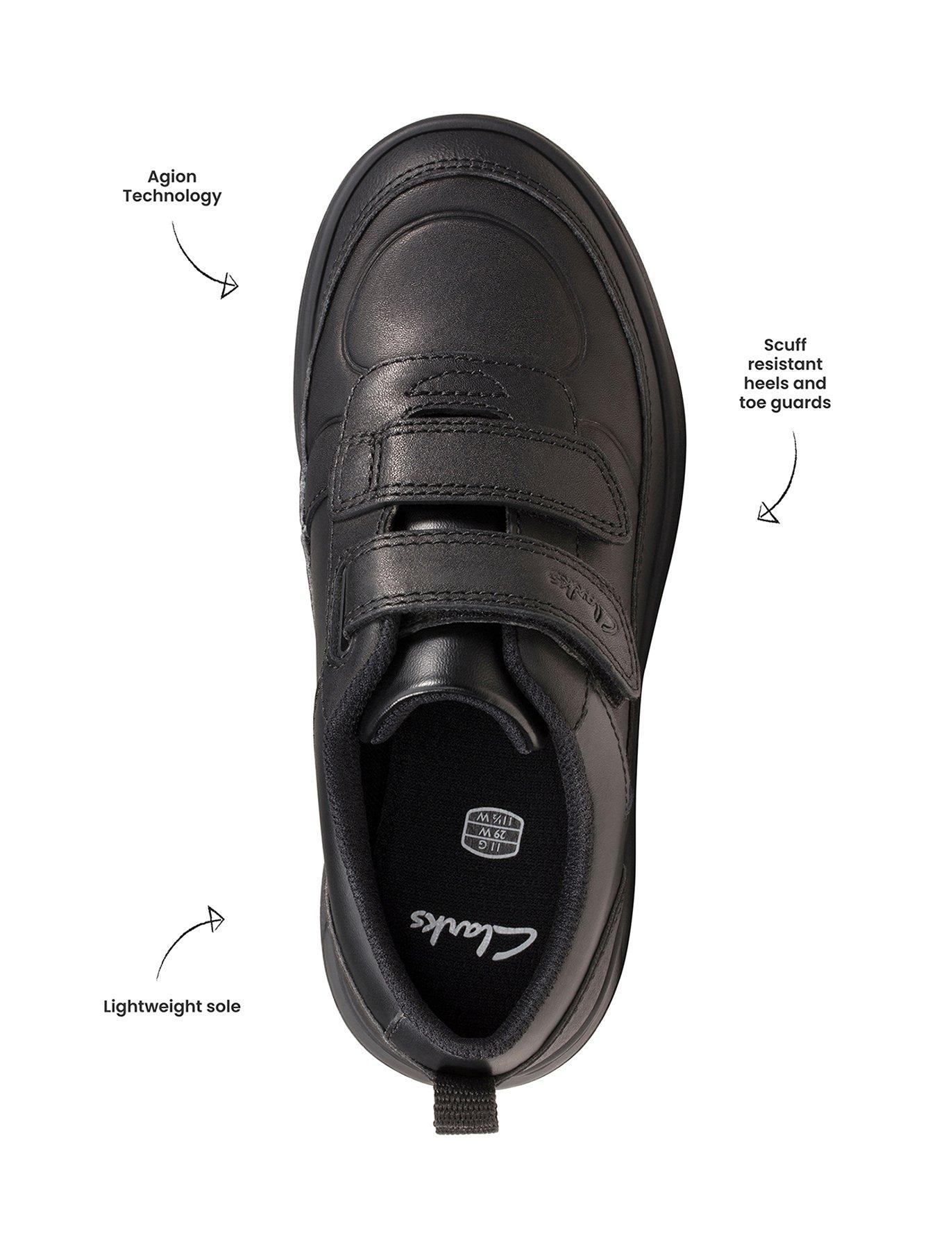 Image 4 of 7 of Clarks Kid&nbsp;Boys Scape Flare School Shoes - Black