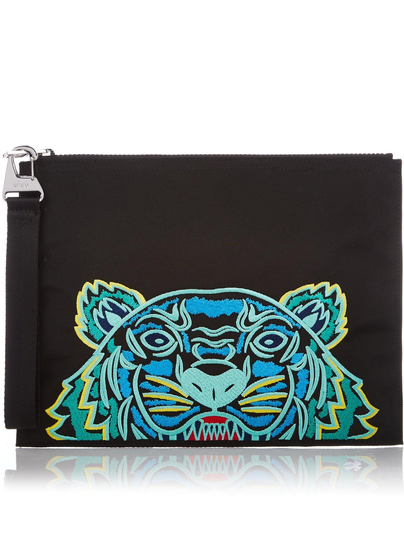 Kenzo A4 Tiger Canvas Pouch Bag review