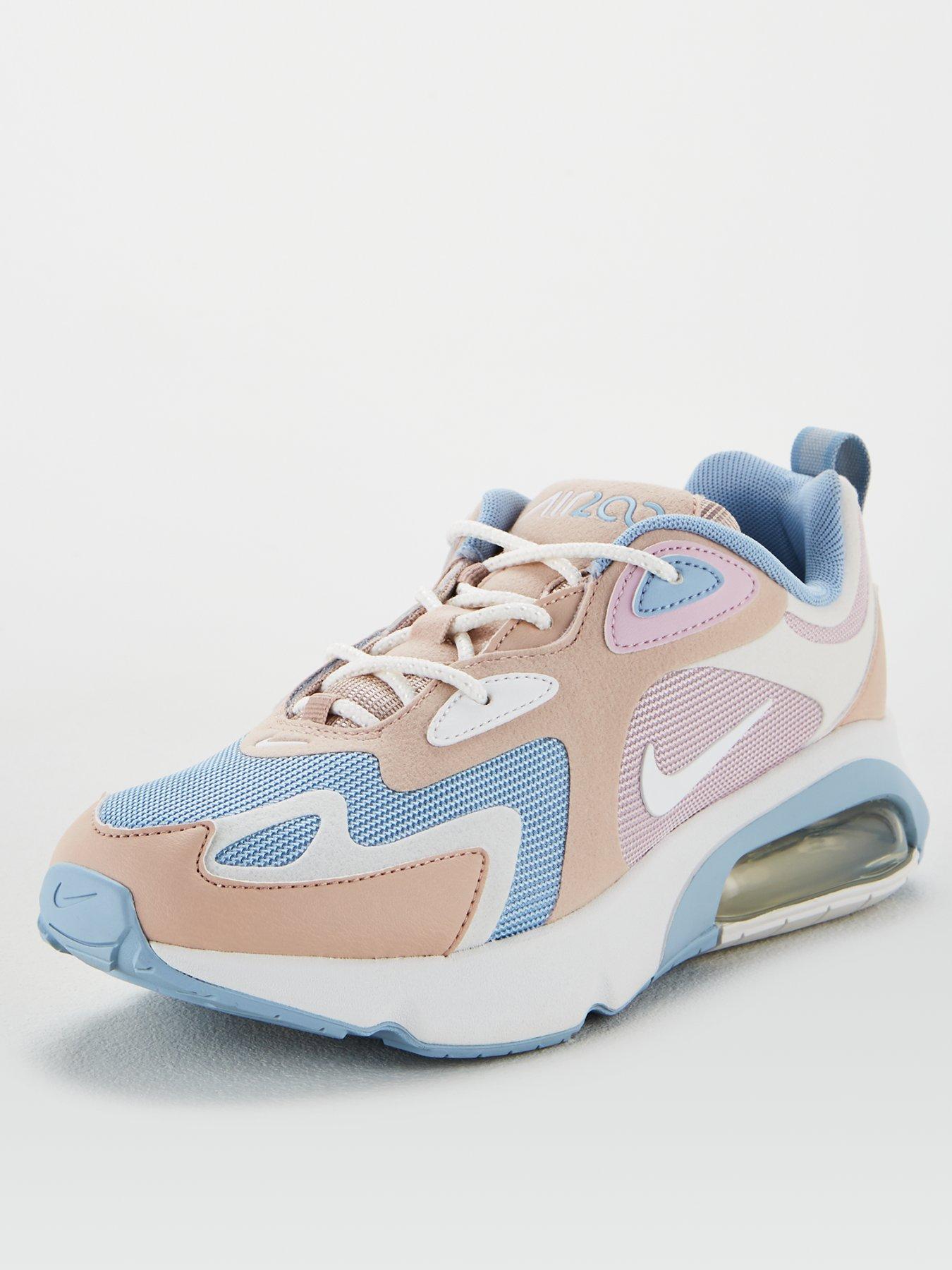 nike air max blue pink and white