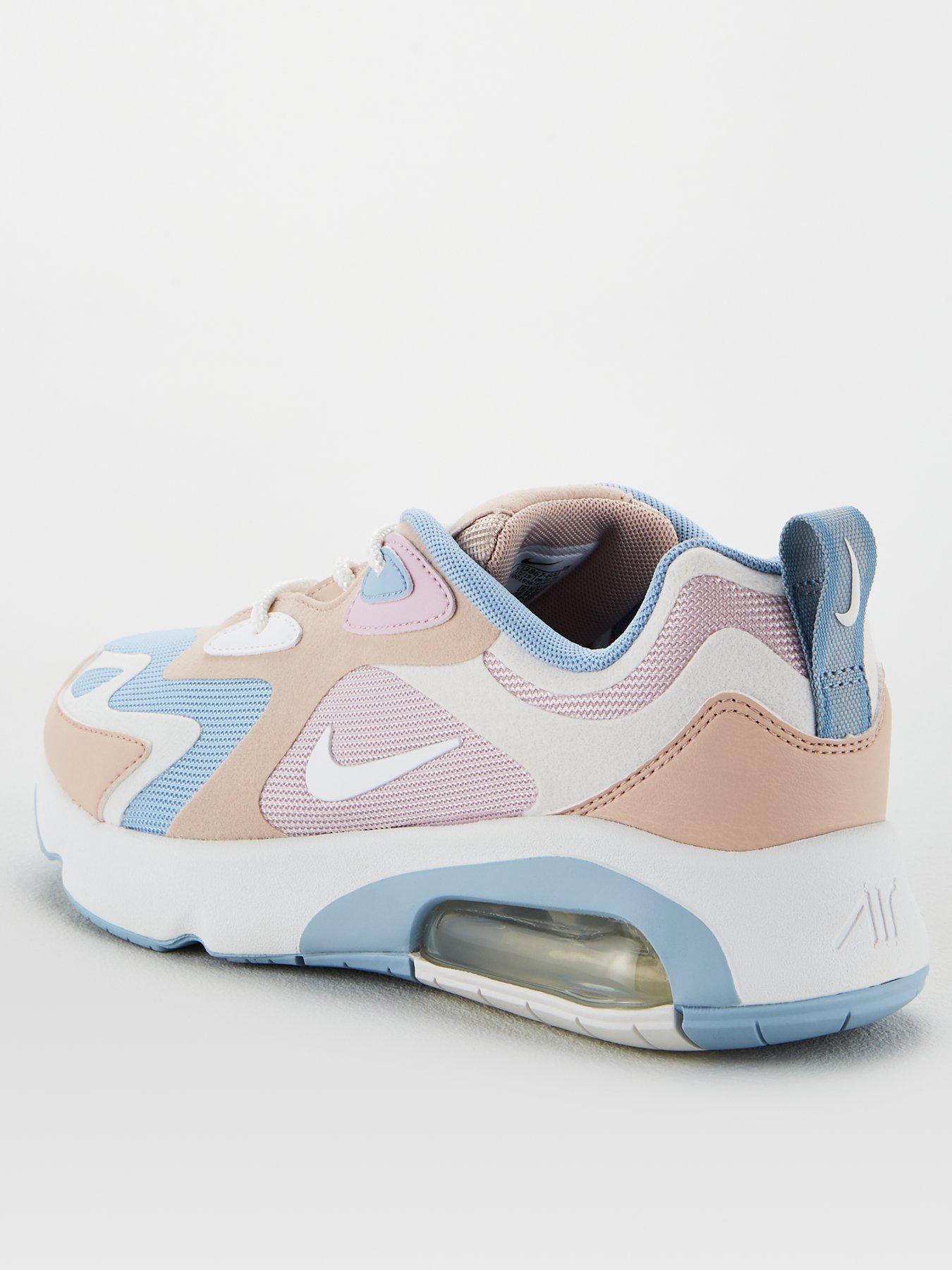 nike air max 200 soft pink and blue