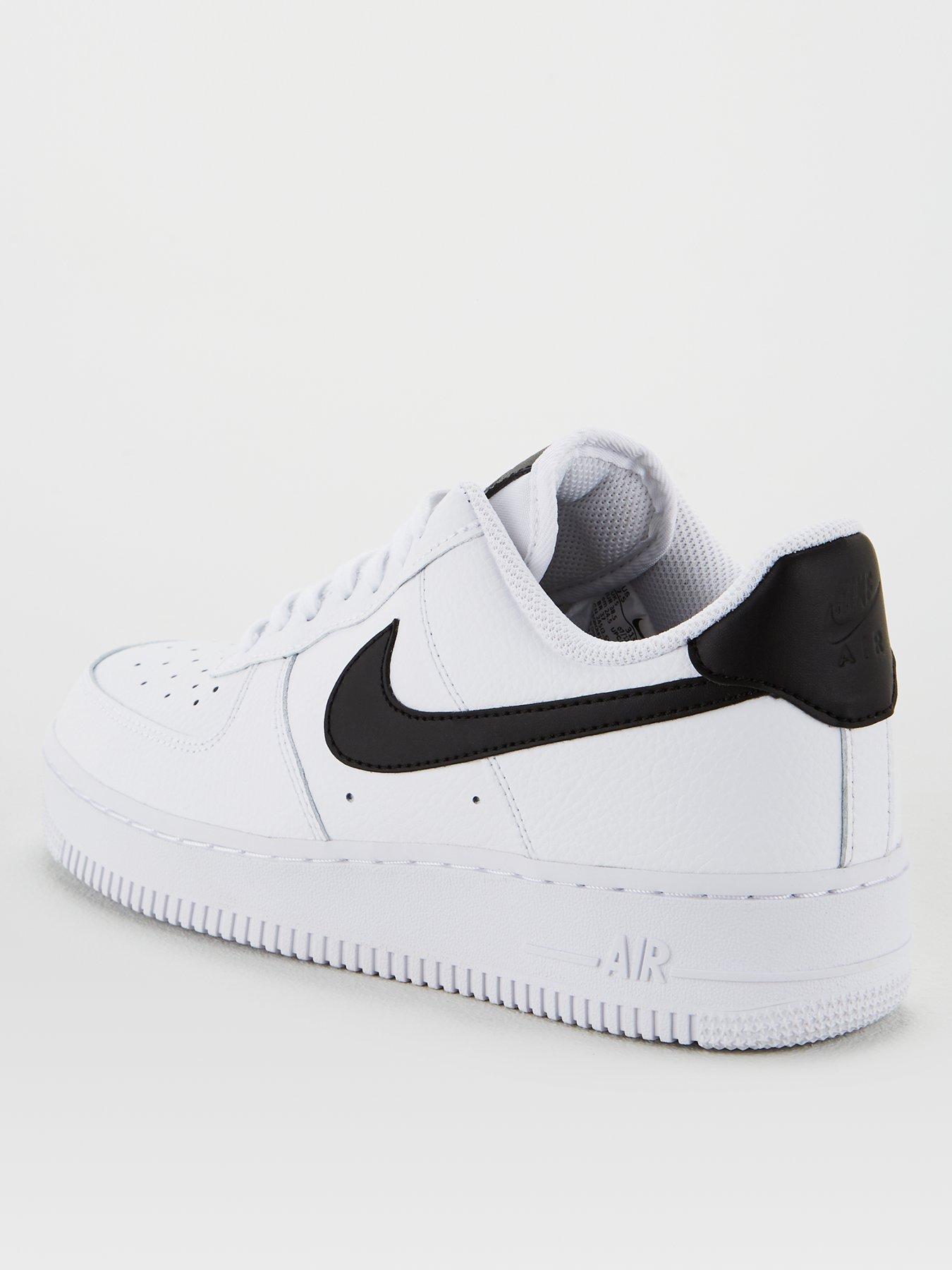 nike air force 1 mens black tick