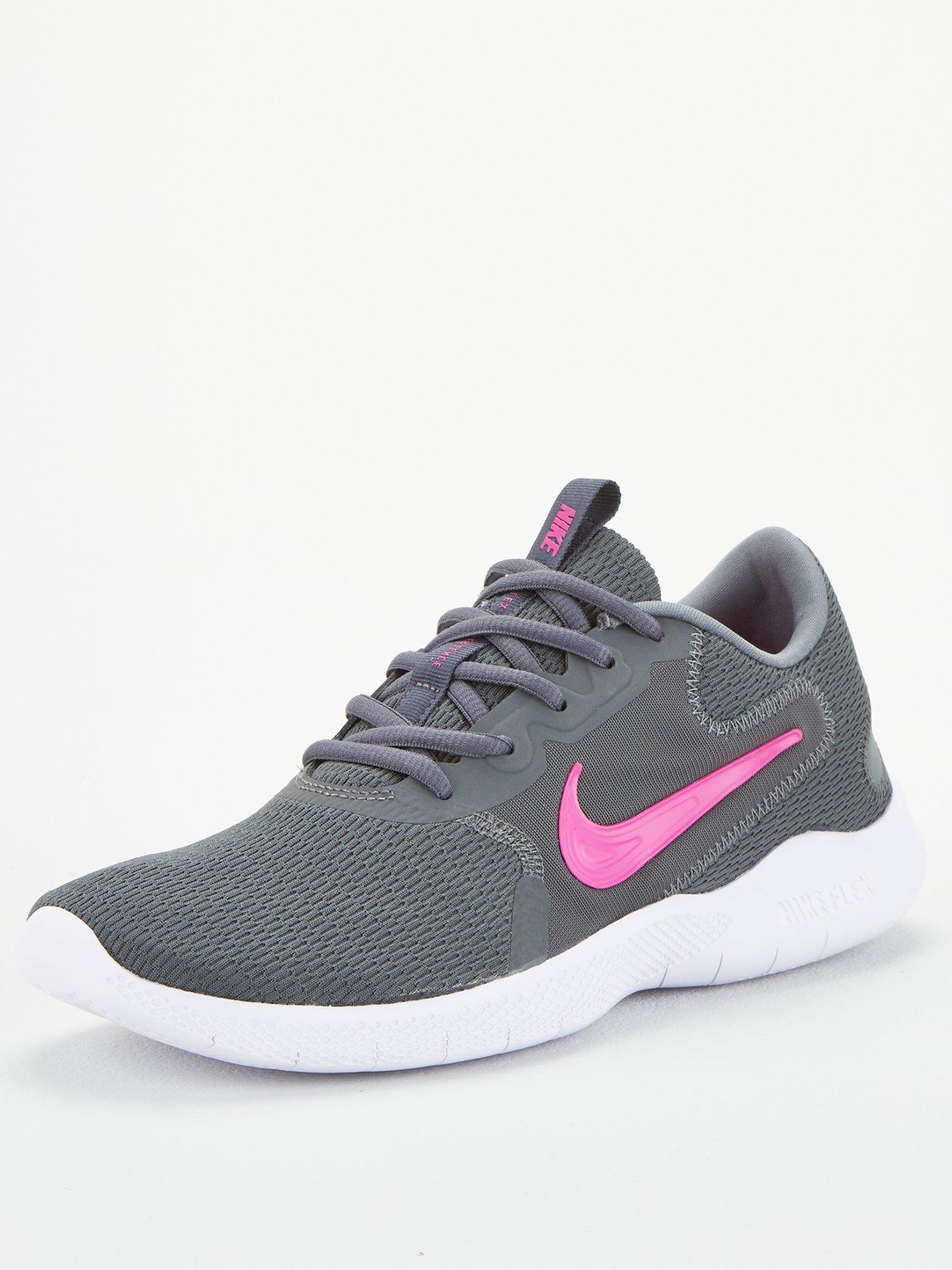 nike flex grey and pink