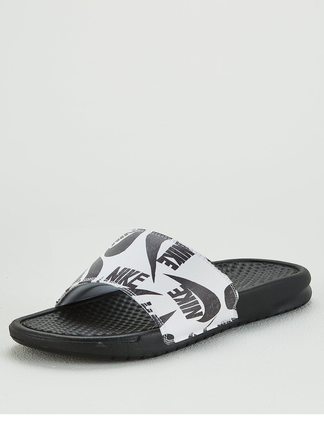 nike just do it slides black