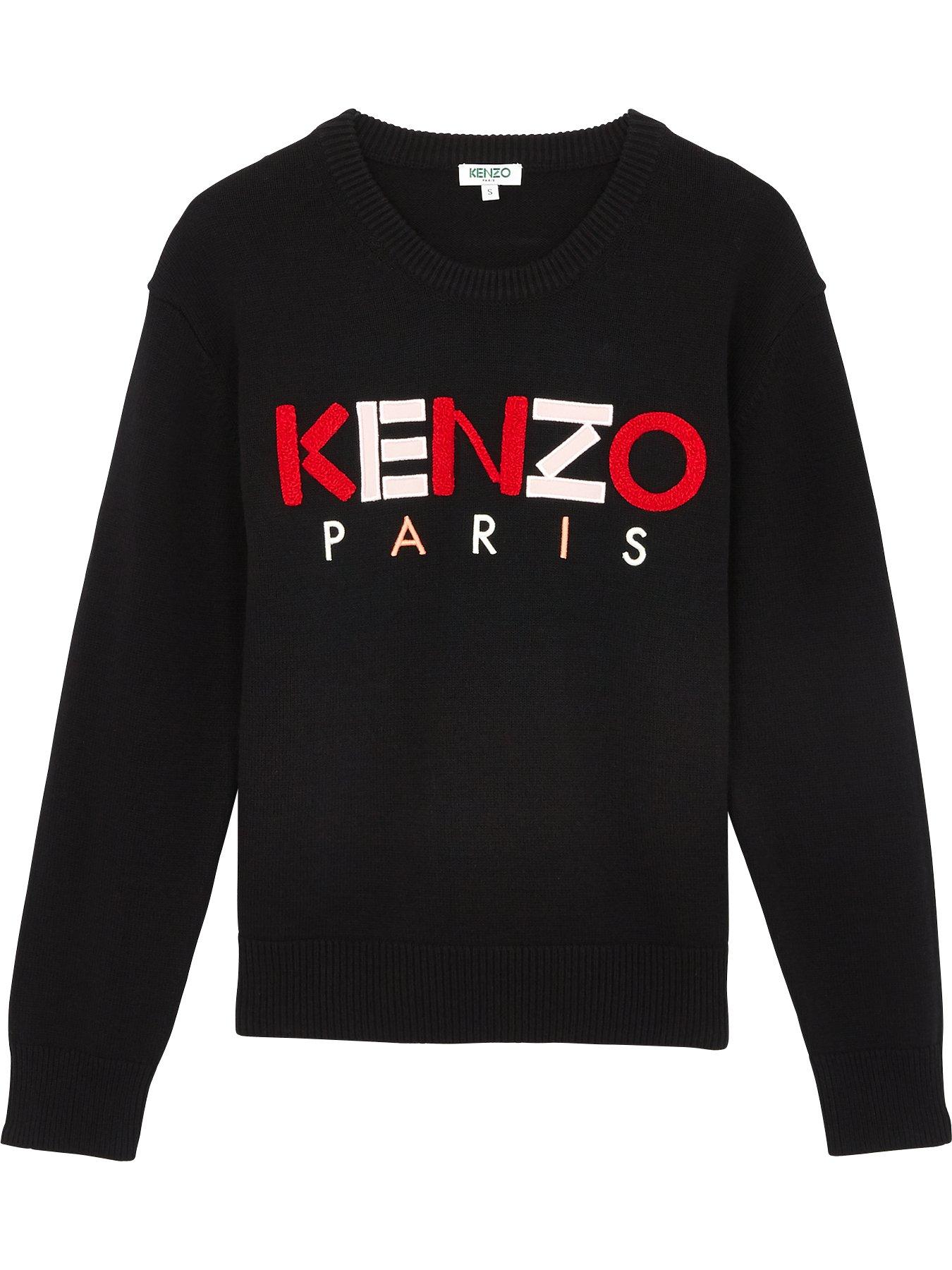 シニアファッション Kenzo 目を惹くロゴニット Kenzo Paris All Over Knit ss 激安ブランド Grupovegadiaz Com