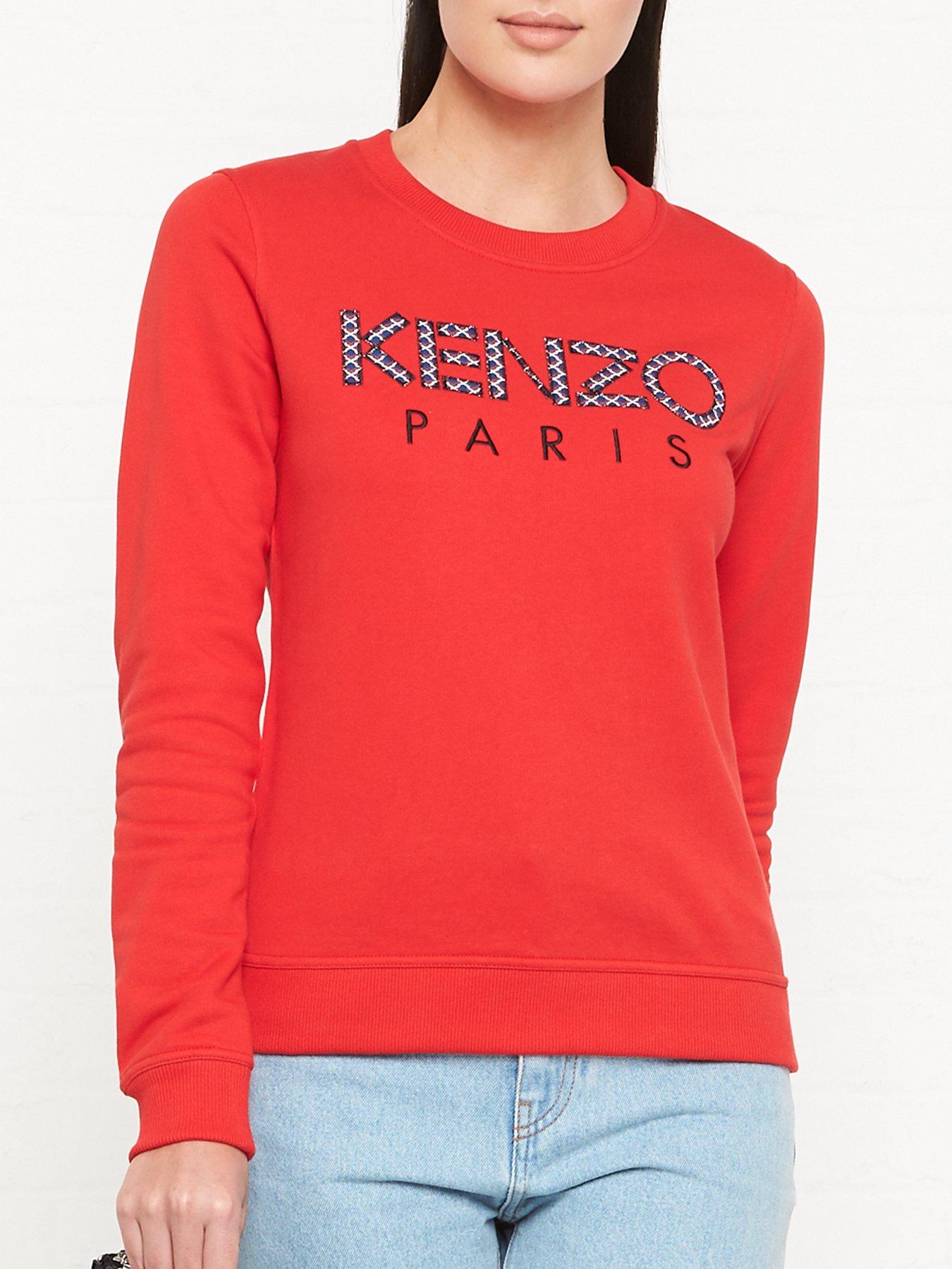 kenzo paris red sweater