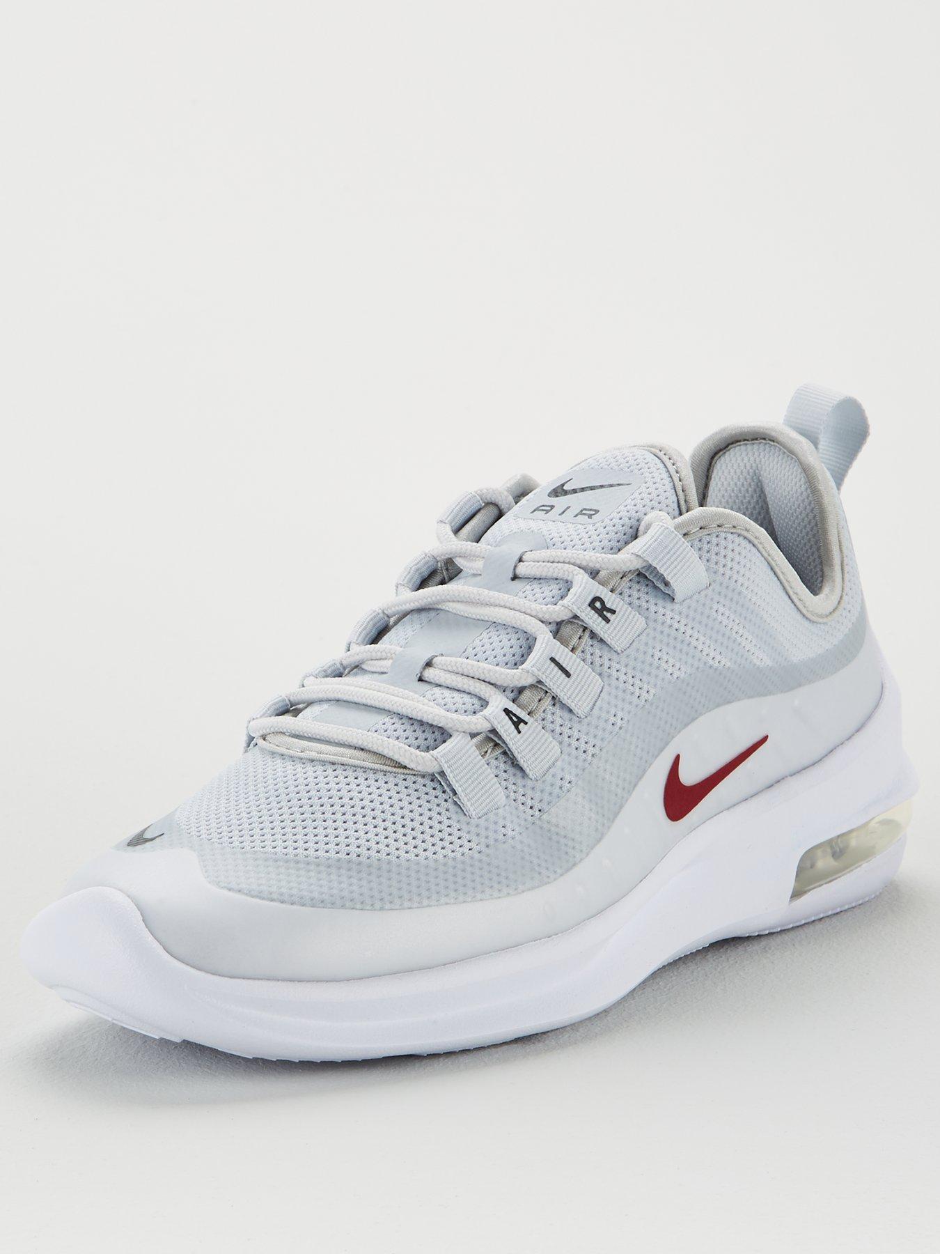 nike air max axis white and red