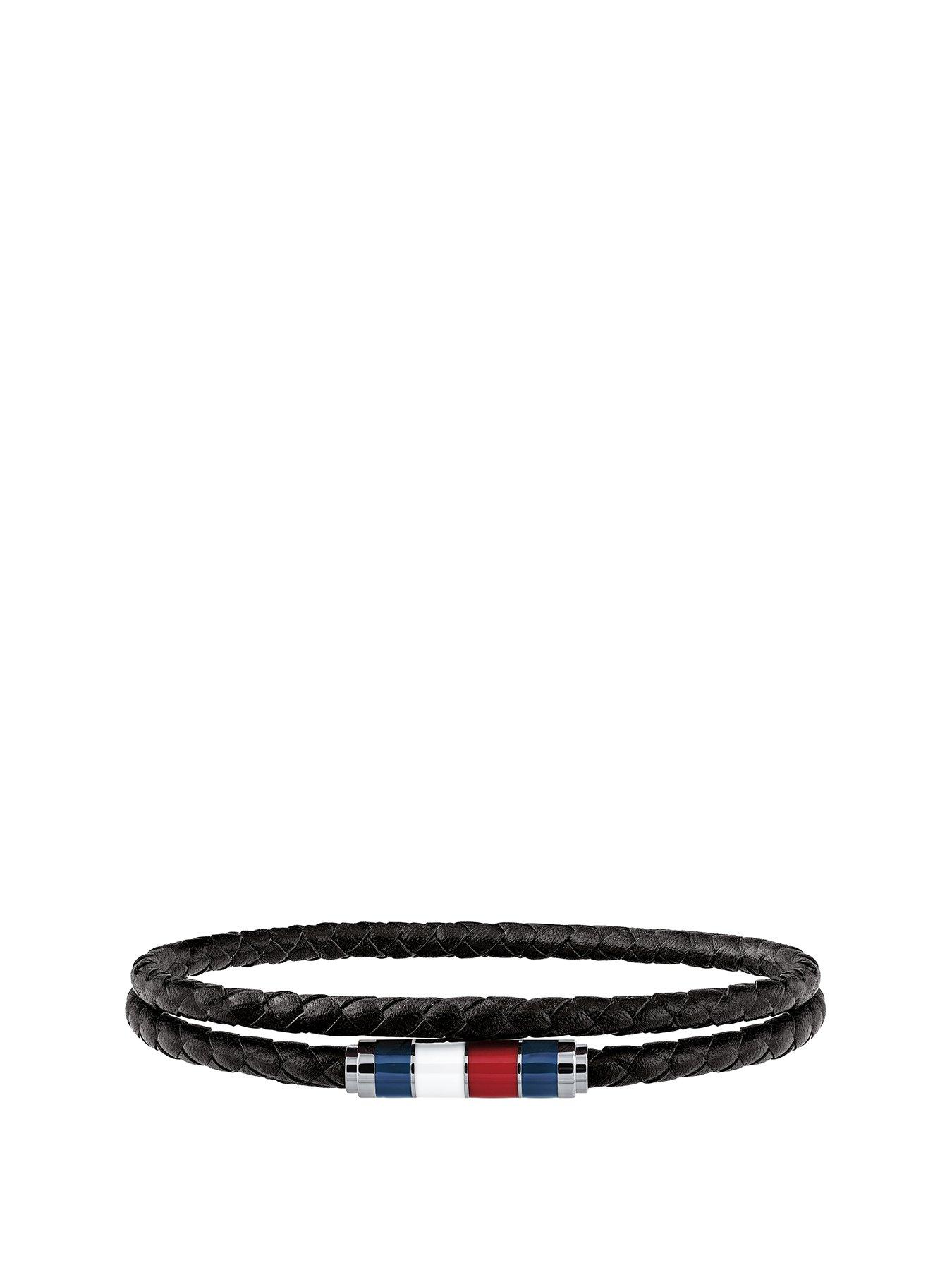 for Men Tommy Hilfiger Synthetic Nylon Bracelet in Navy Mens Jewellery Bracelets Blue 
