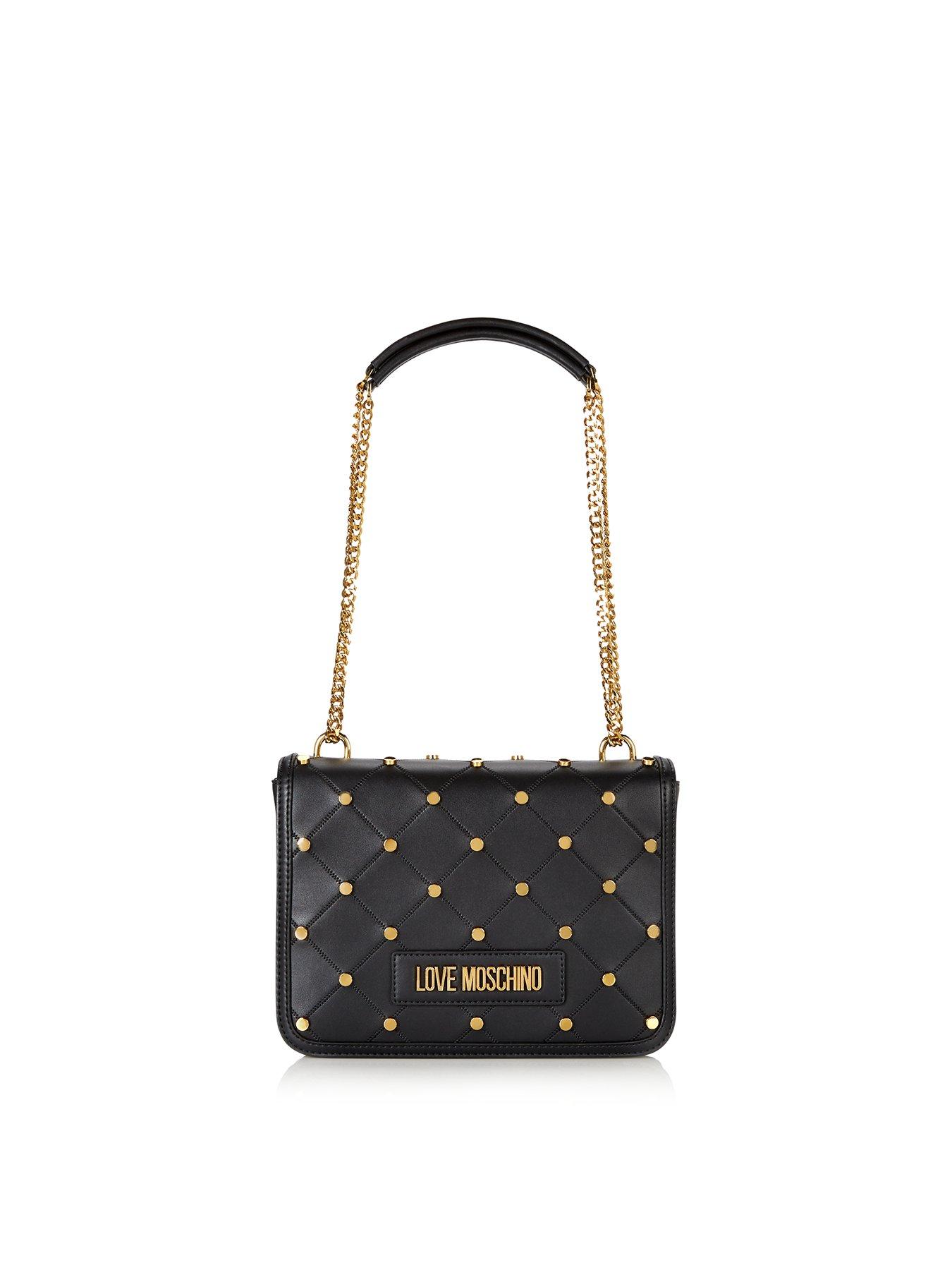 Love Moschino Studded Logo Shoulder Bag review