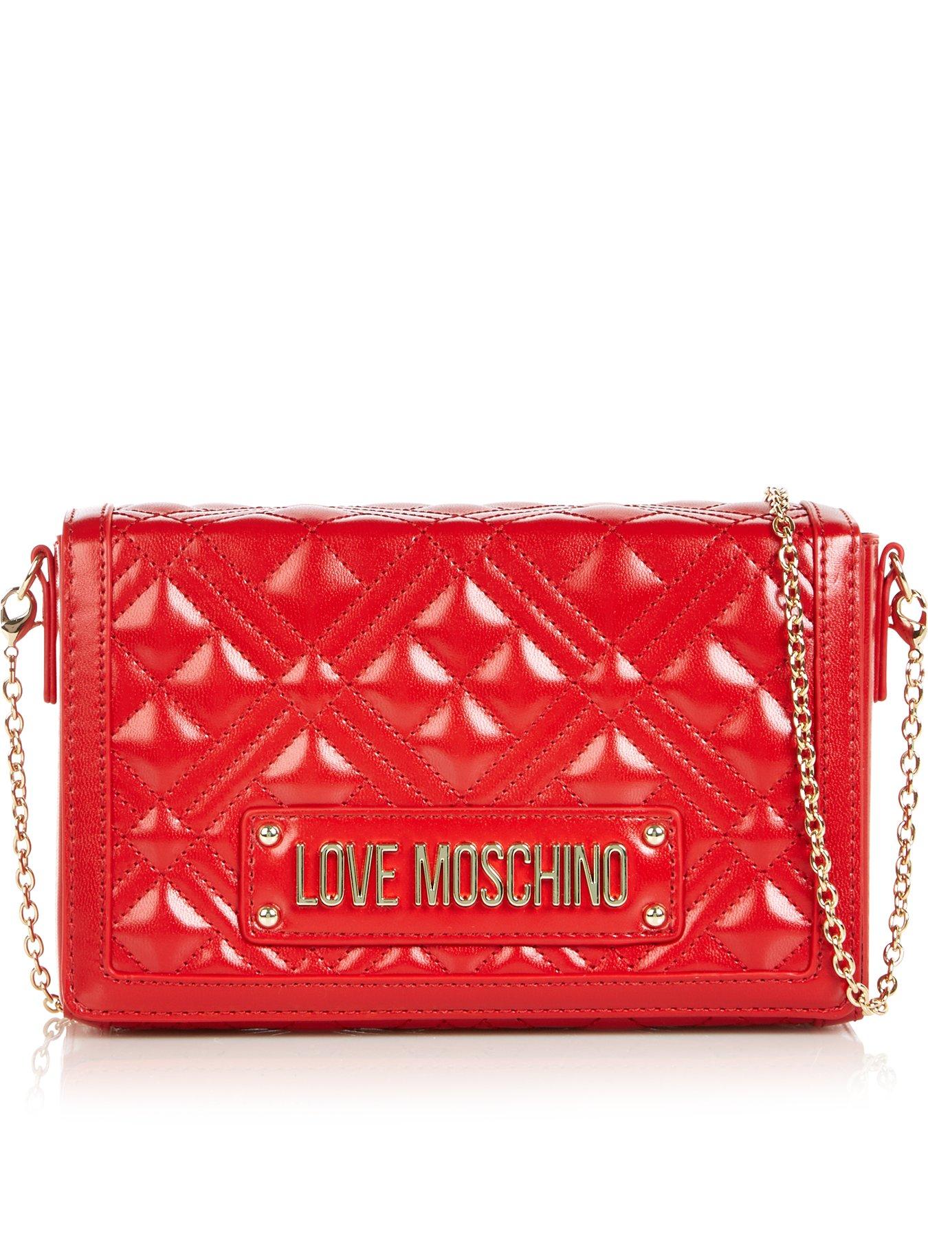 LOVE MOSCHINO Patent Quilted Cross-Body 