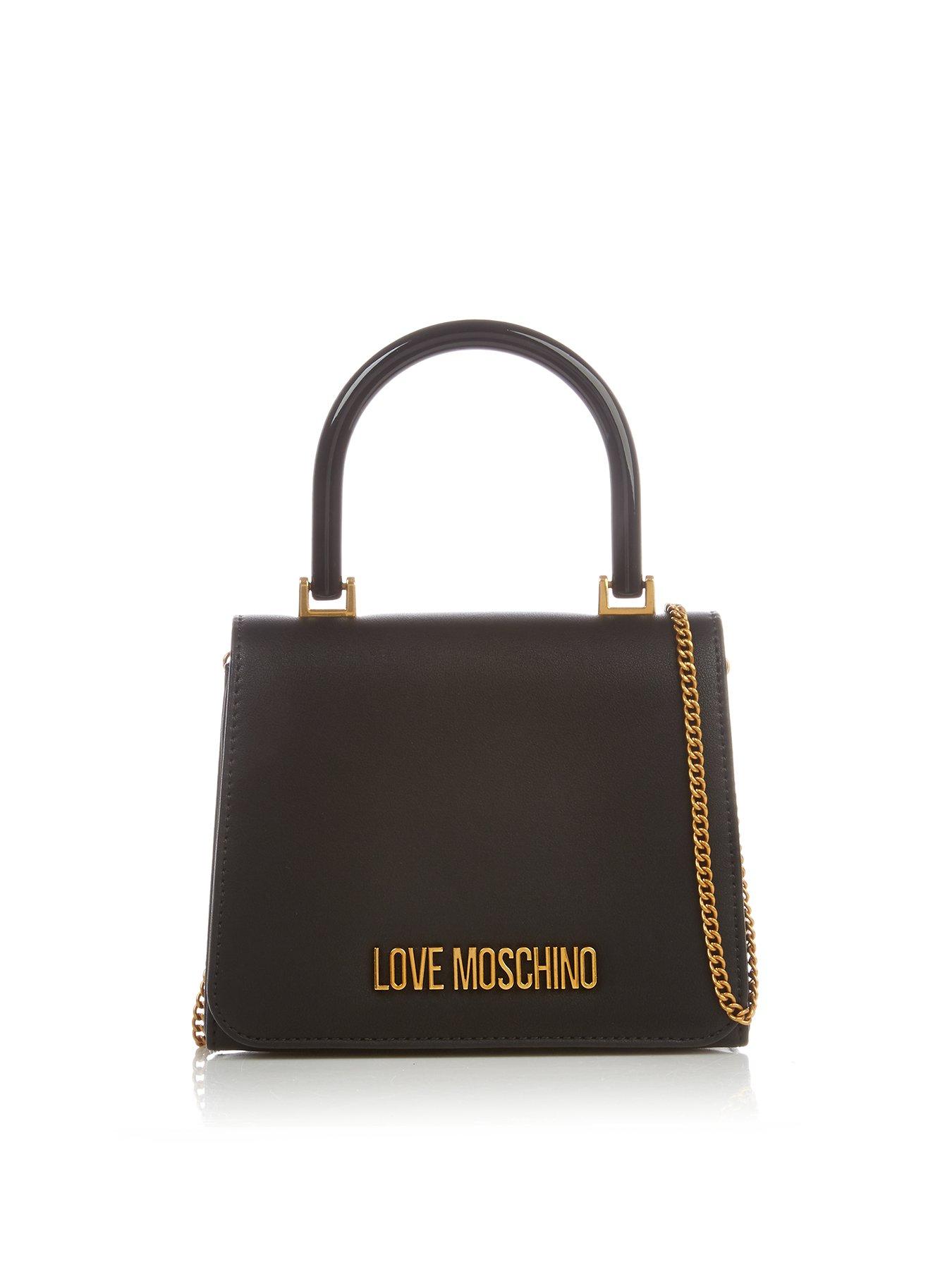 love moschino cross body bag black