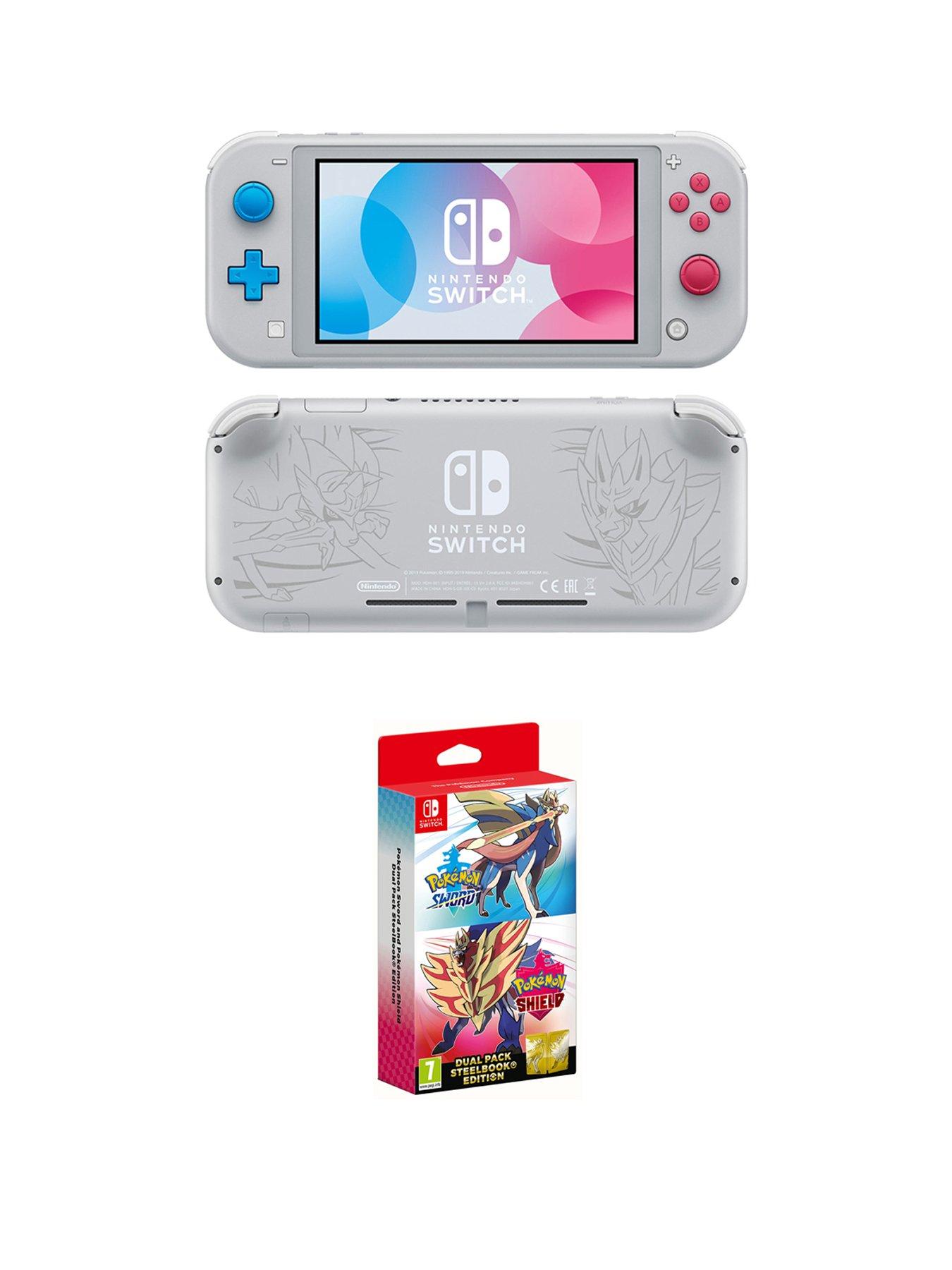 Nintendo Switch Lite Zacian And Zamazenta Console With Pokemon Sword And Pokemon Shield