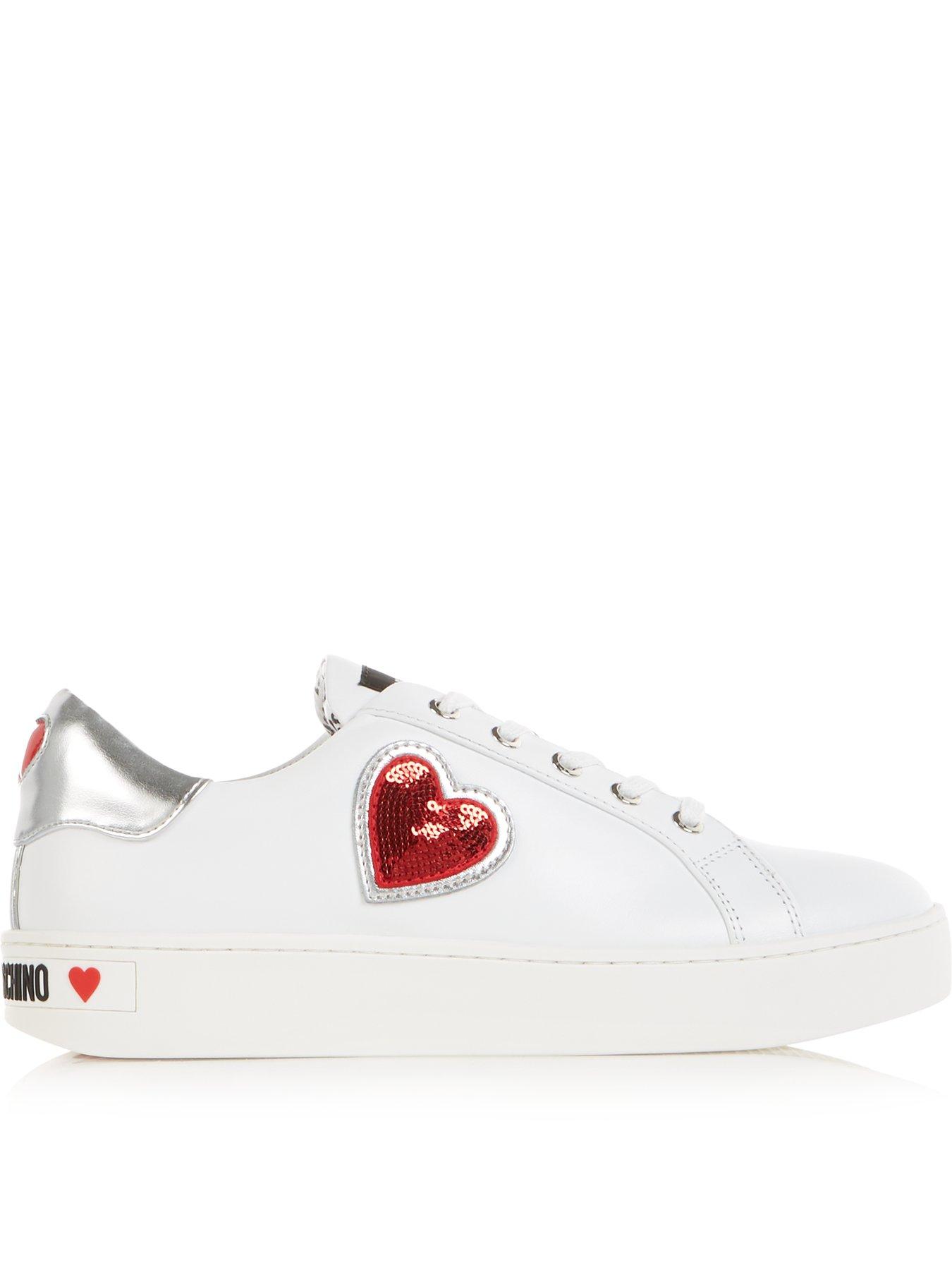 love moschino heart trainers