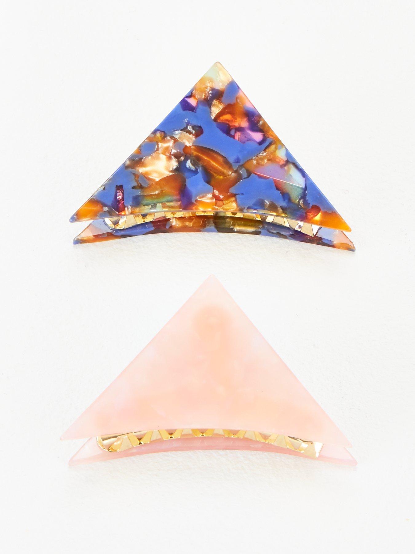 V By Very 2 Pack Resin Triangle Hair Grip review