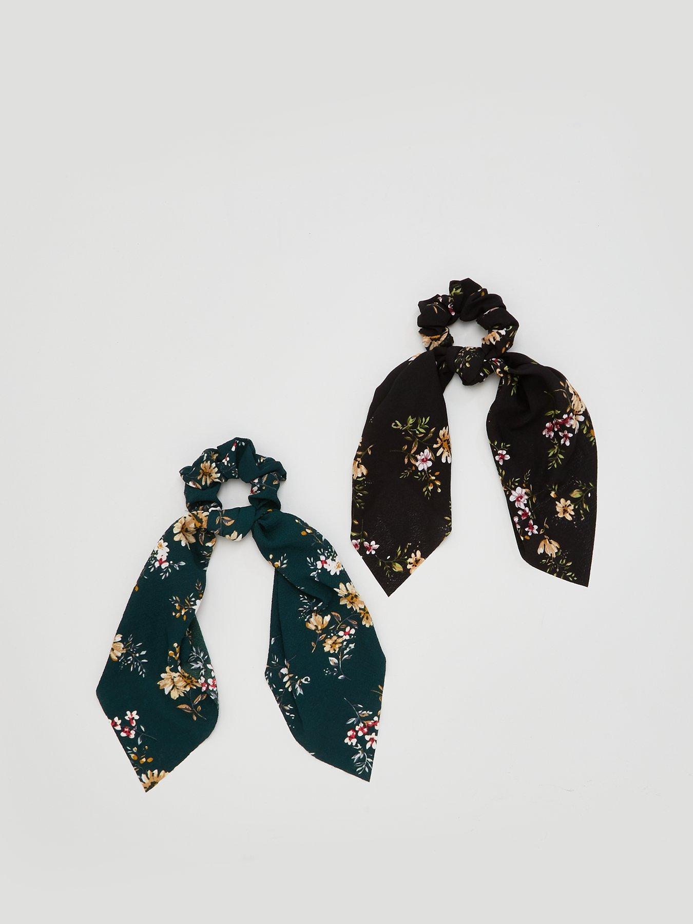 V By Very 2 Pack Floral Hair Scrunchie Scarf review